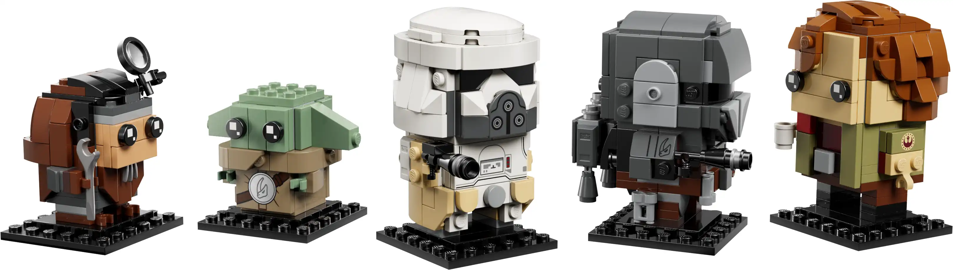 Zdjecie zestawu LEGO 40856 Star Wars The Mandalorian and Grogu: Sojusznicy i złoczyńcy 1