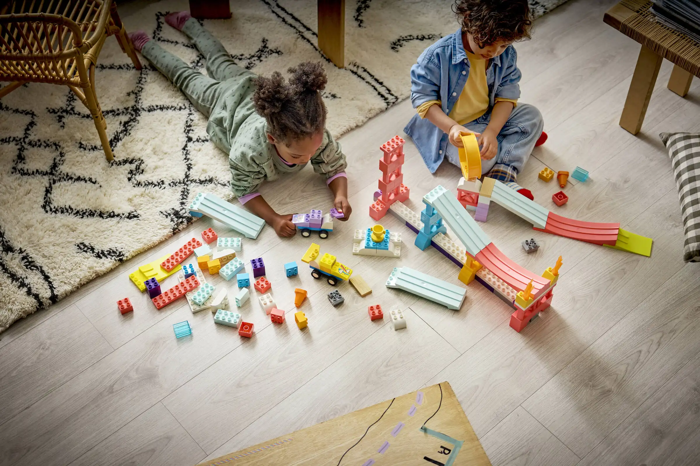 Zdjecie zestawu LEGO 10478 DUPLO Kreatywne rampy 3 w 1 z pojazdami 3