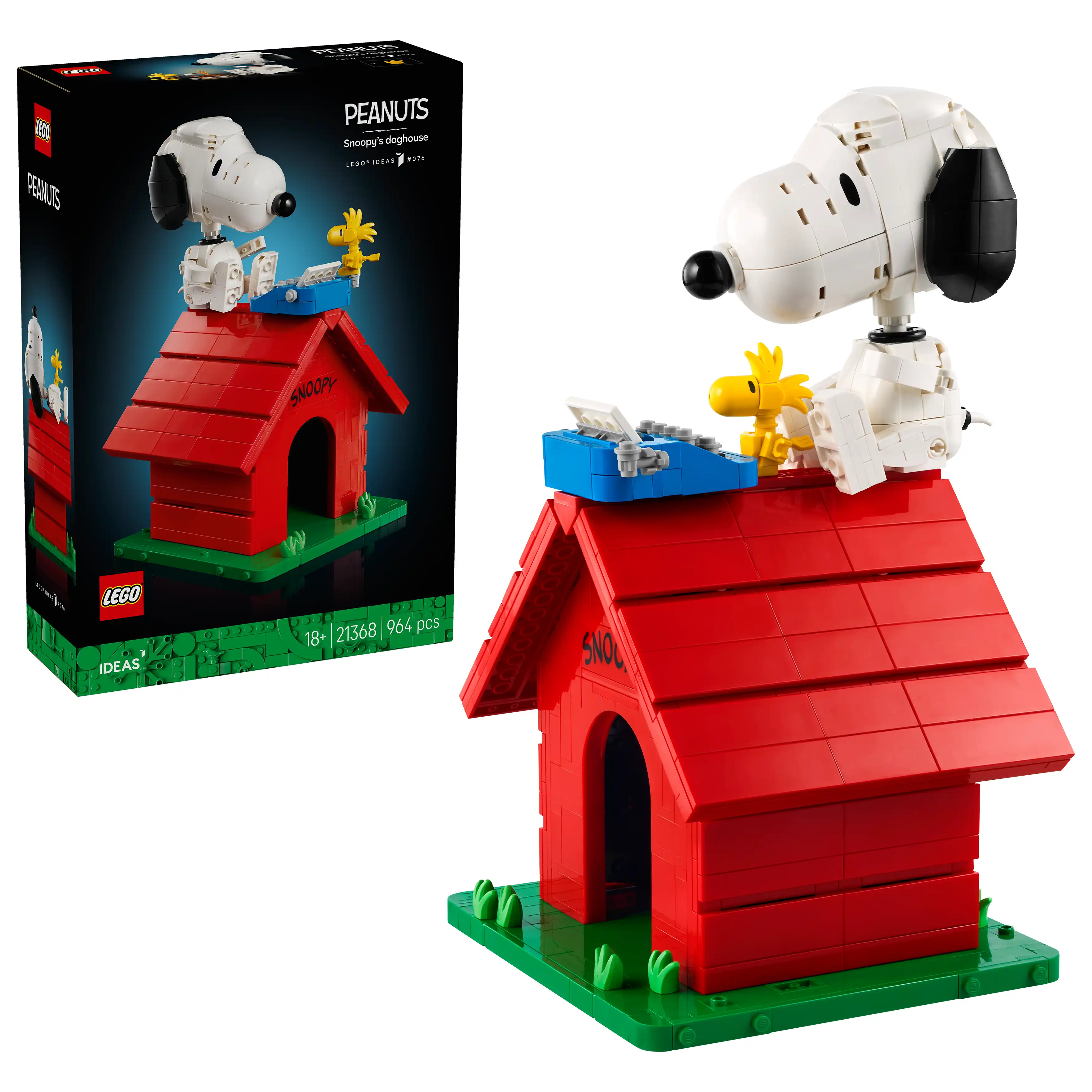 Zdjecie zestawu LEGO 21368 Ideas Fistaszki: Buda Snoopy’ego 1