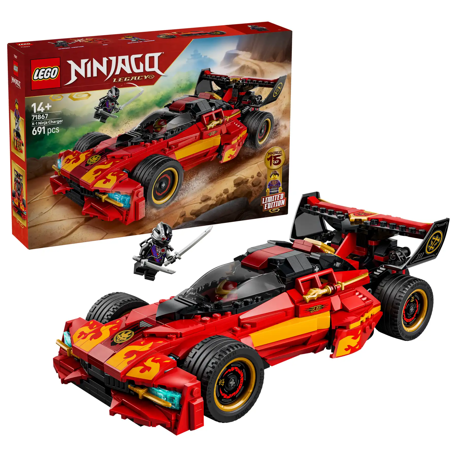 Zdjecie zestawu LEGO 71867 NINJAGO Ninjaścigacz X-1 — 15-lecie 1