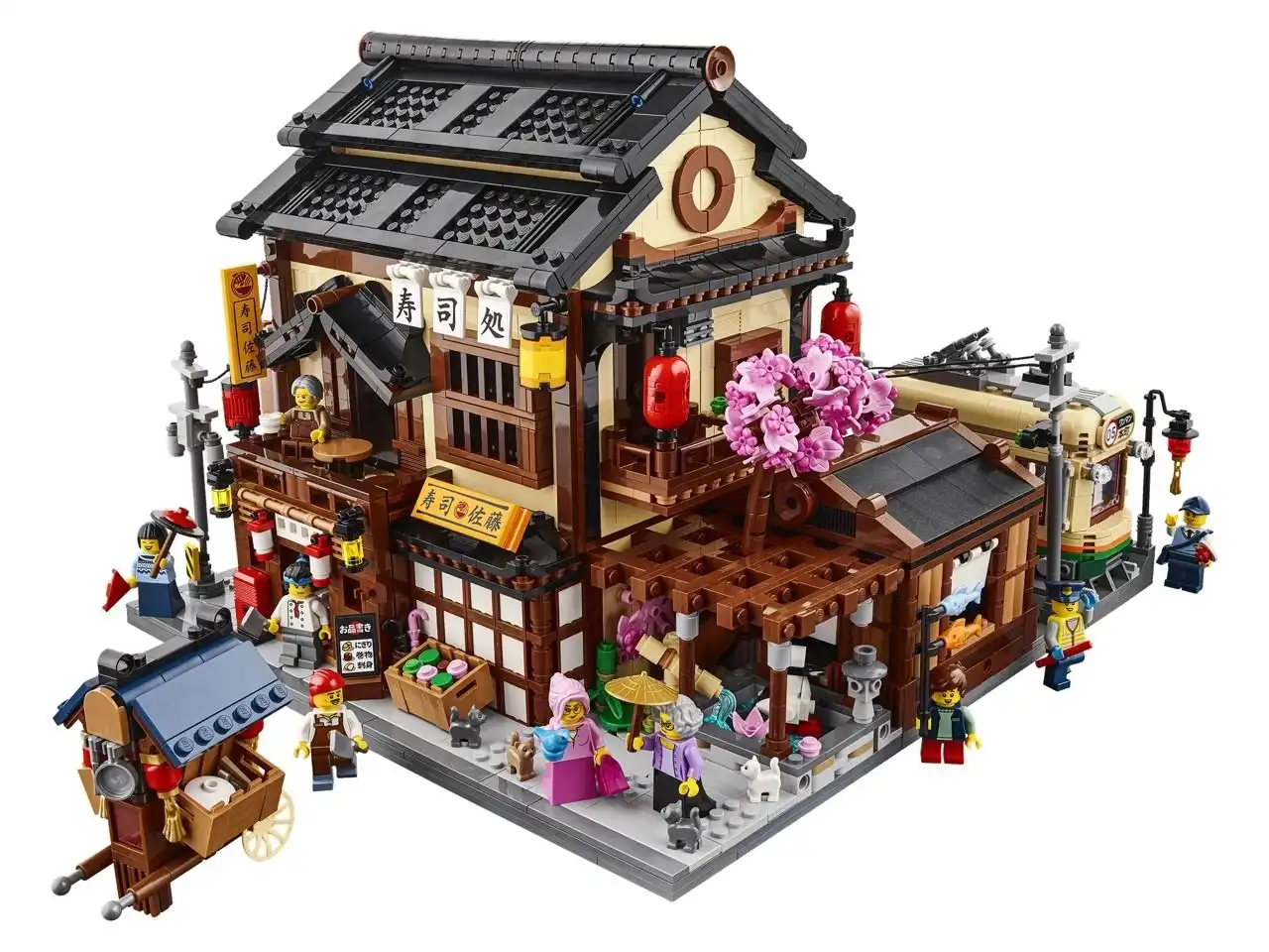 Zdjecie zestawu LEGO 910060 BrickLink Designer Program Restauracja sushi 1