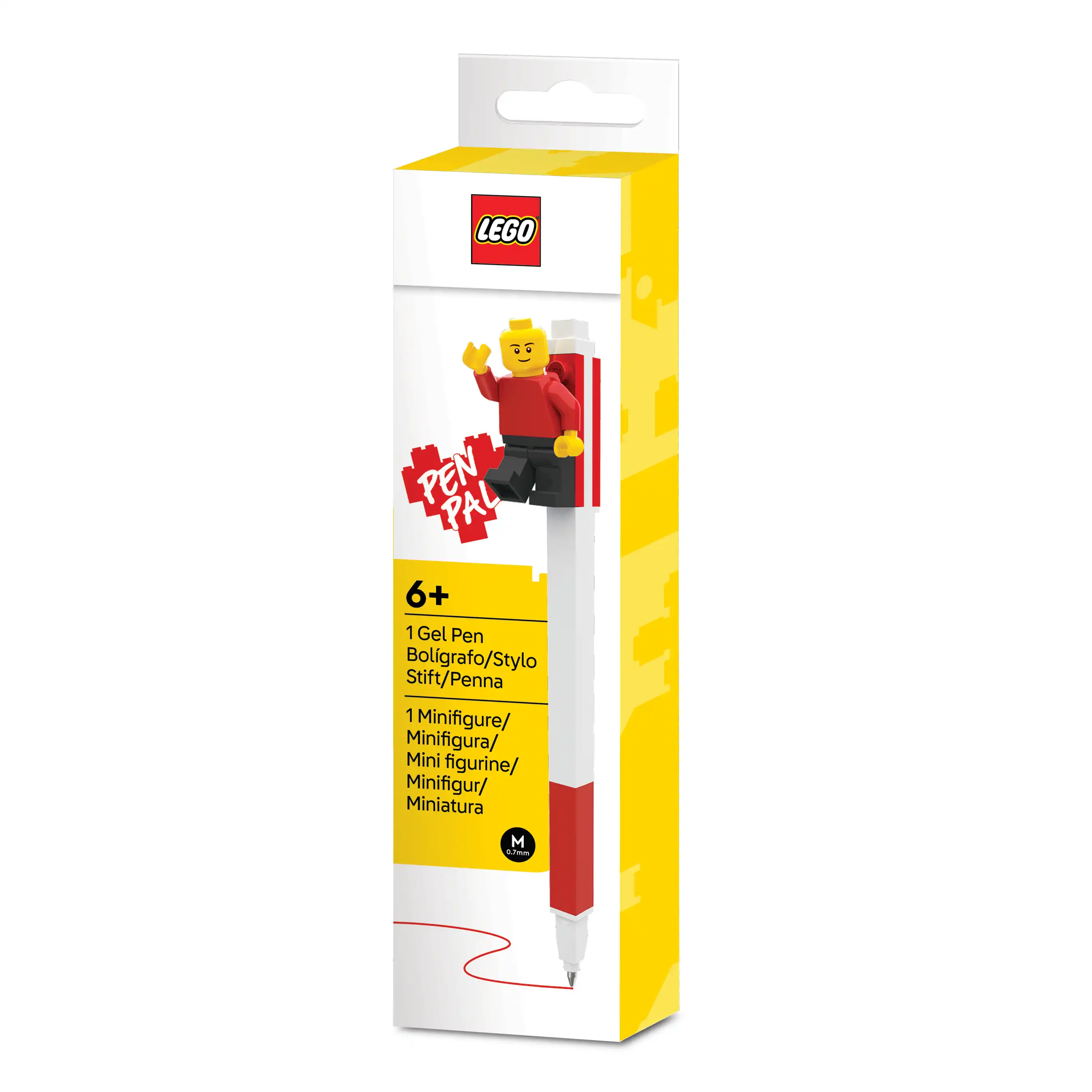Zdjecie zestawu LEGO 5010104 Inne Pen Pal Długopis żelowy z minifigurką — czerwony 1
