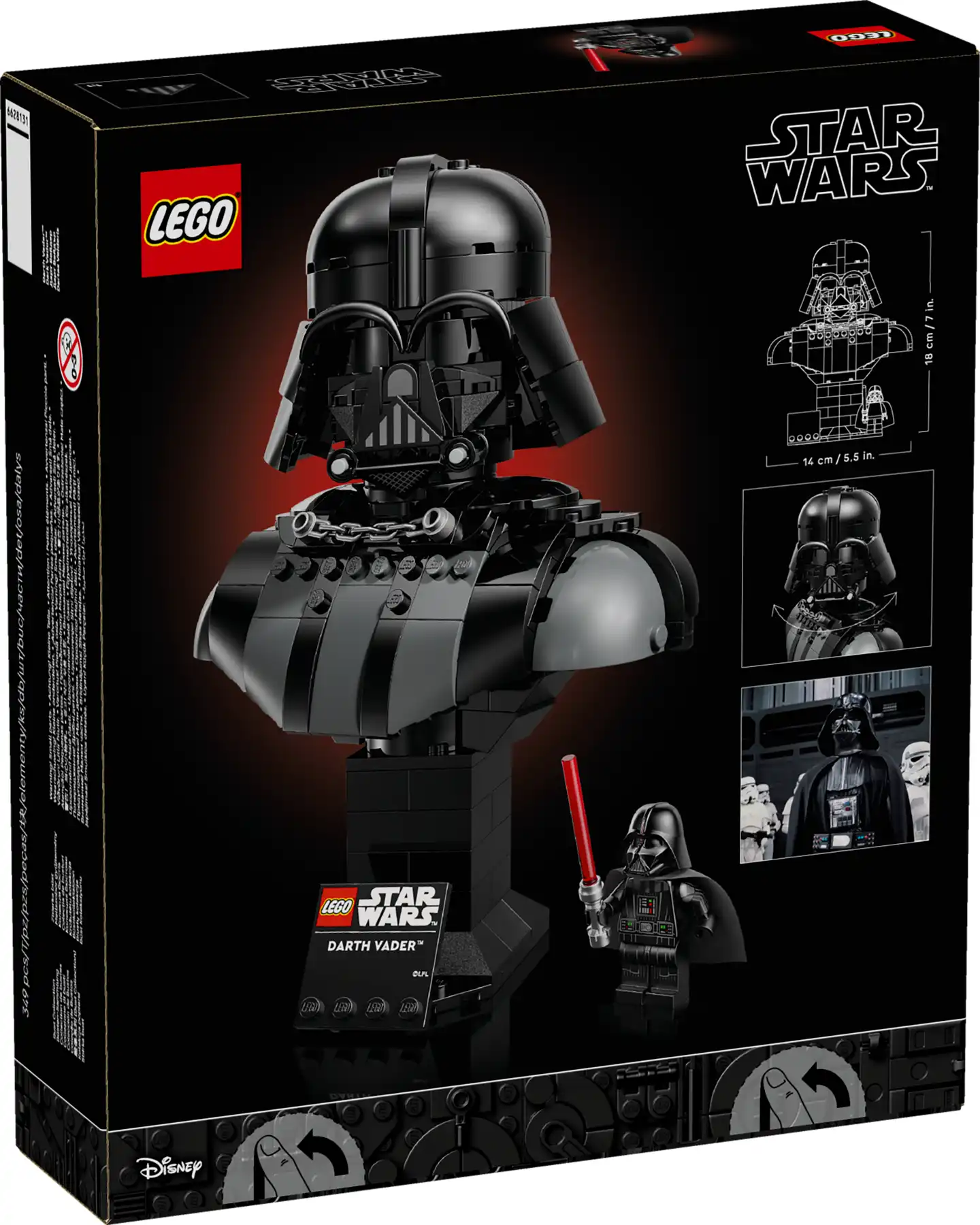 Zdjecie zestawu LEGO 75439 Star Wars Popiersie Dartha Vadera™ 4