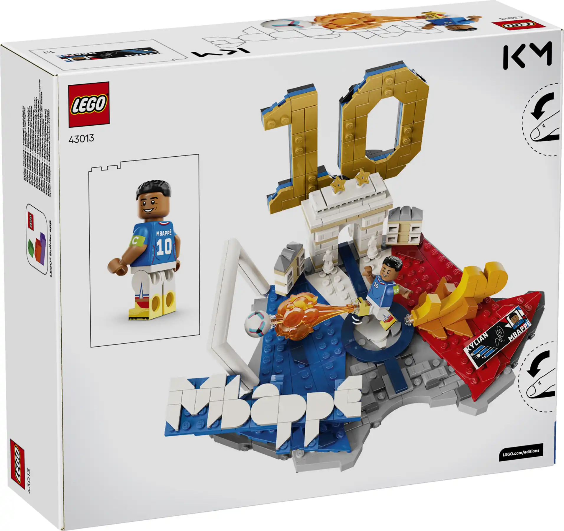 Zdjecie zestawu LEGO 43013 Editions Kylian Mbappé — piłkarskie momenty 1