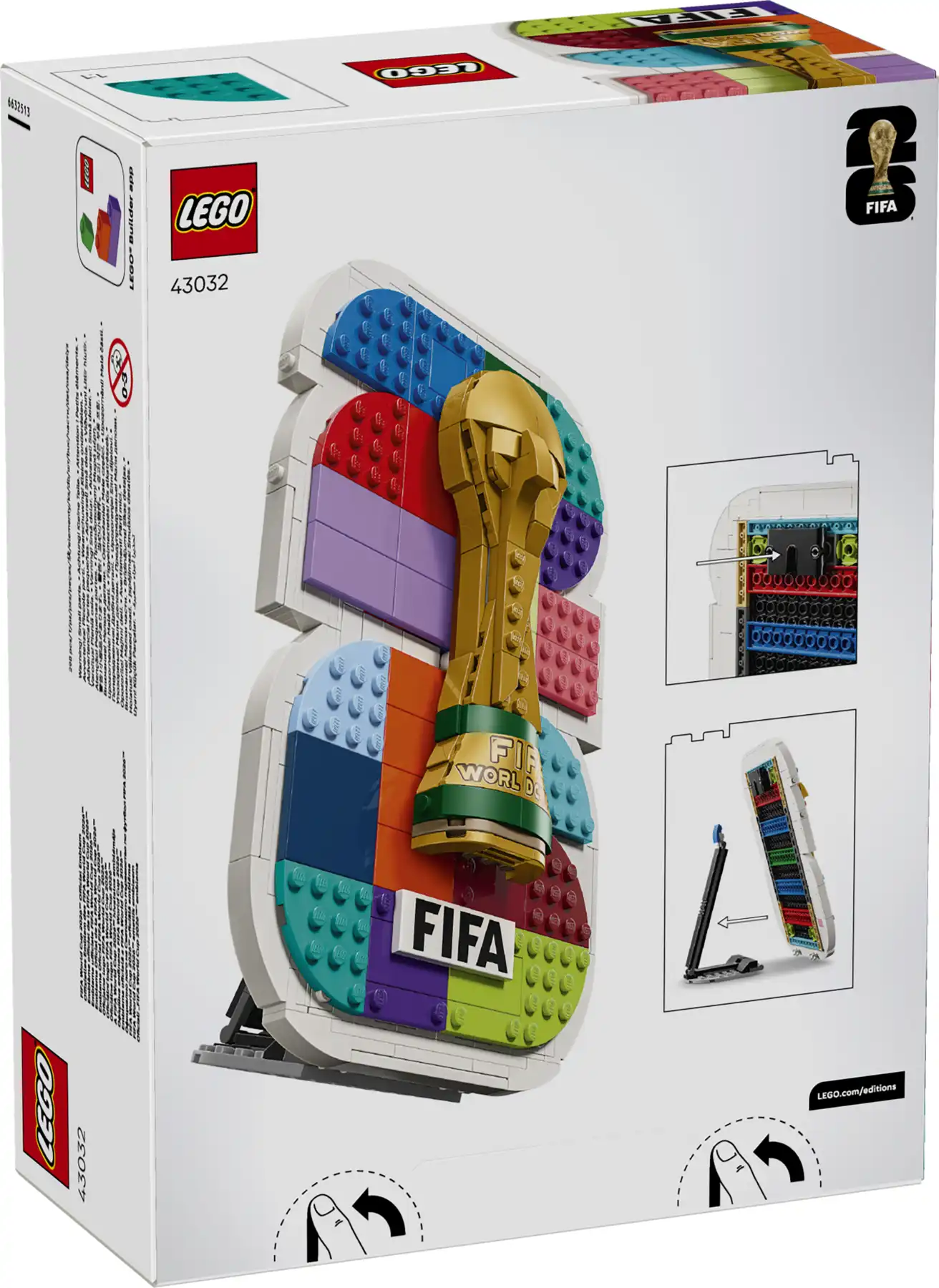 Zdjecie zestawu LEGO 43032 Editions Oficjalne logo FIFA World Cup 2026™ 3