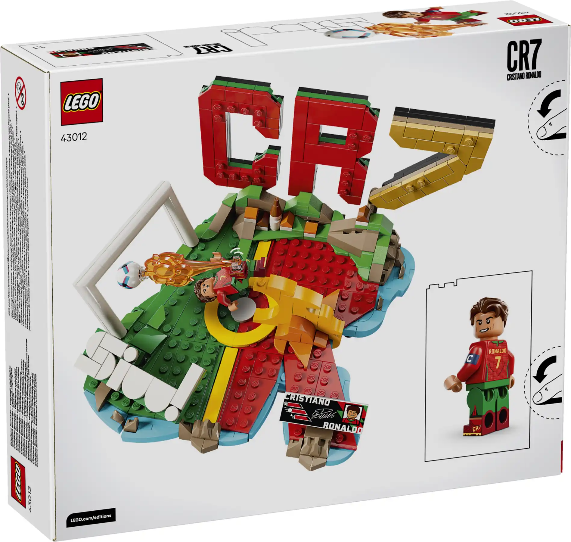 Zdjecie zestawu LEGO 43012 Editions Cristiano Ronaldo — piłkarskie momenty 1