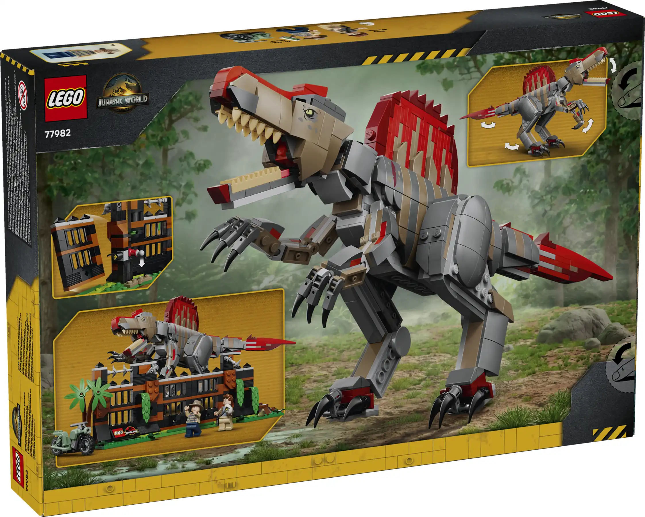 Zdjecie zestawu LEGO 77982 Jurassic World Ucieczka spinozaura 2