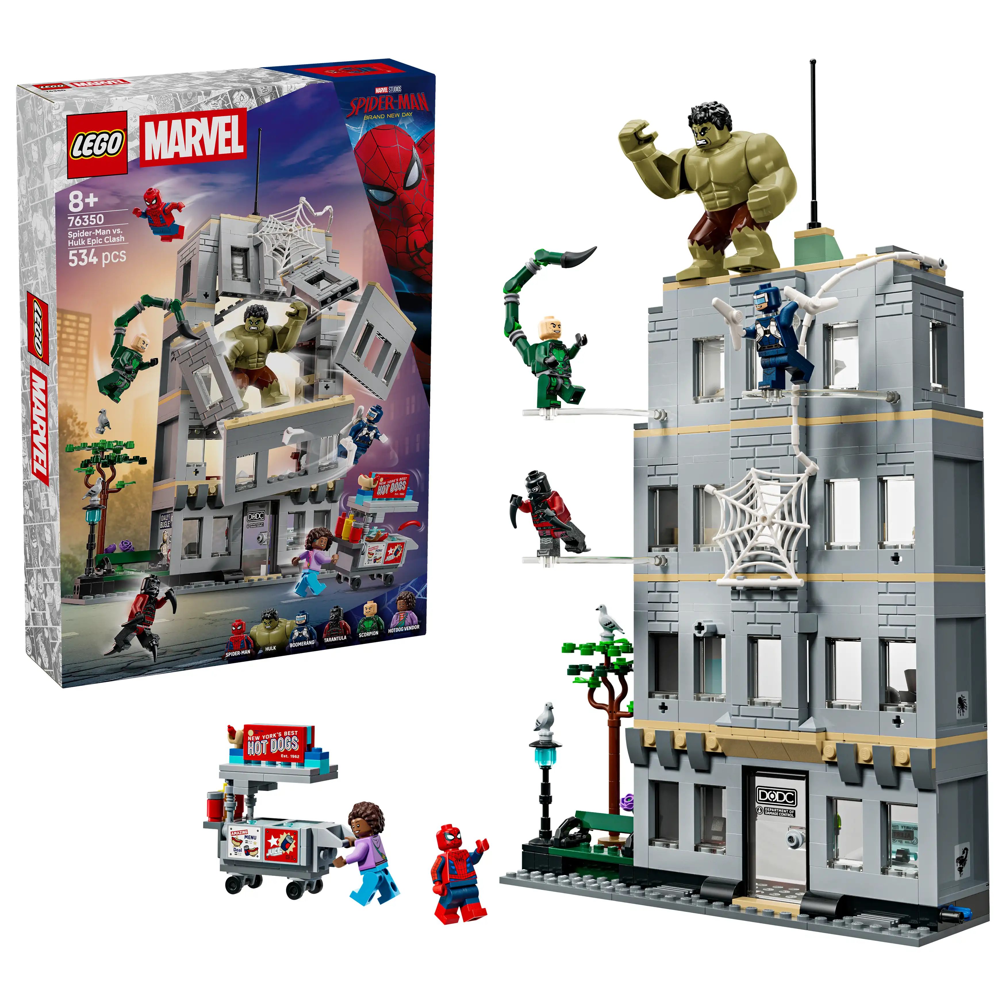 Zdjecie zestawu LEGO 76350 Marvel Epickie starcie: Spider-Man kontra Hulk 1
