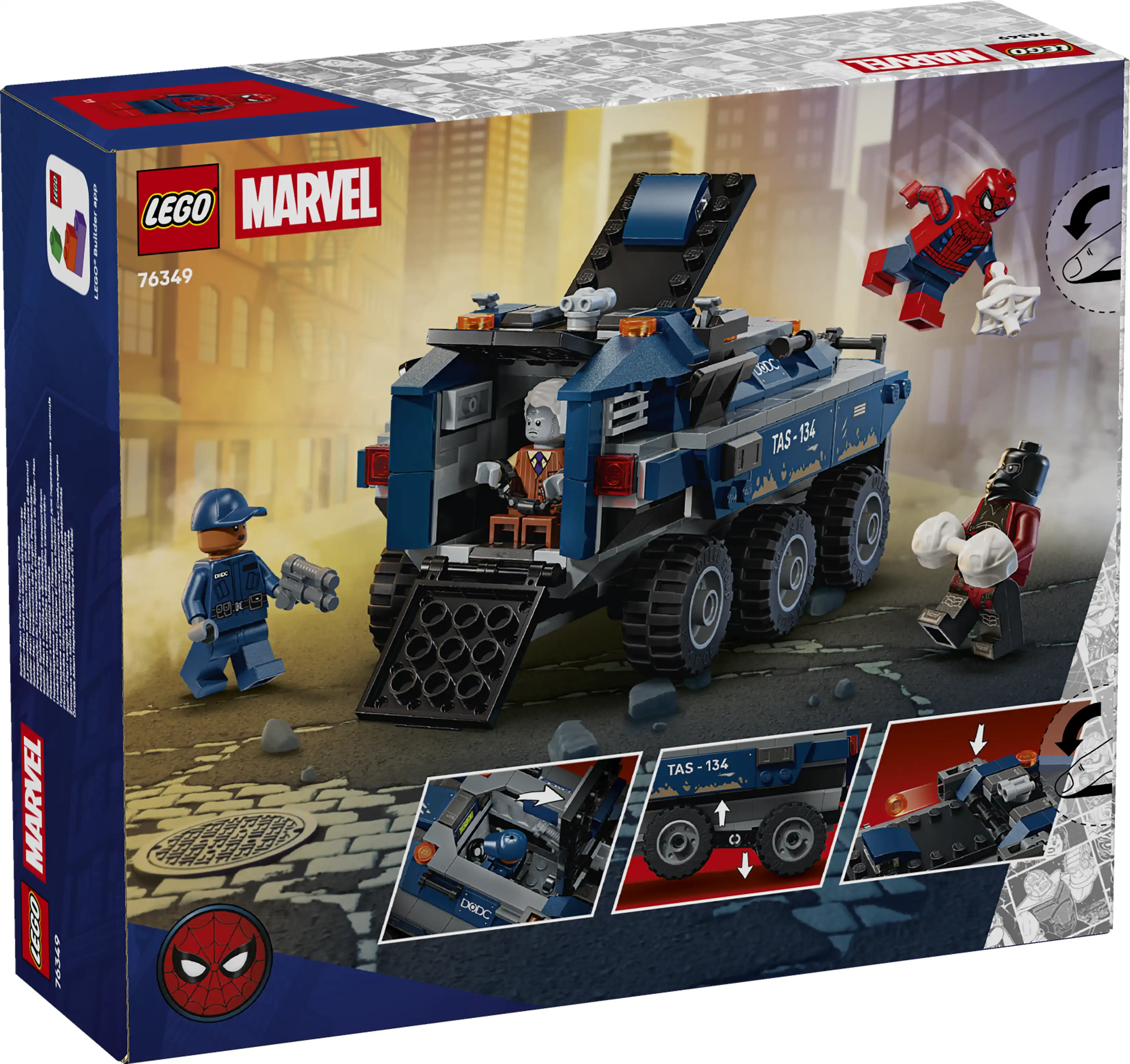 Zdjecie zestawu LEGO 76349 Marvel Pościg Spider-Mana za więźniarką 3