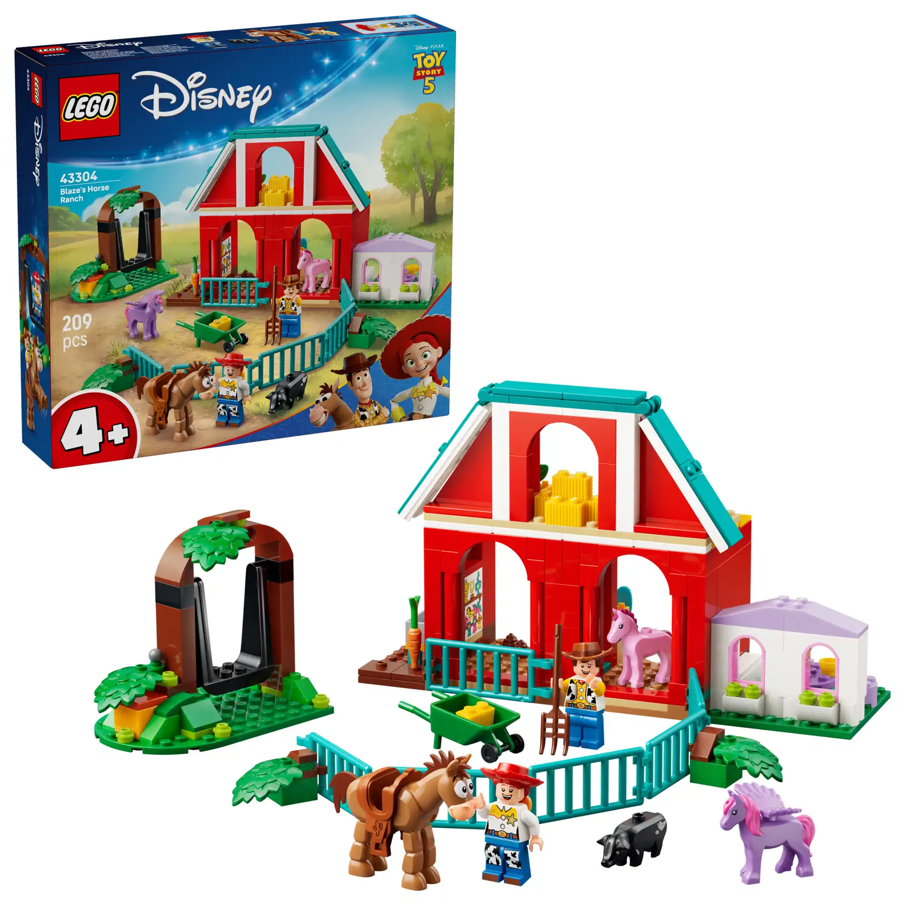Zdjecie zestawu LEGO 43304 Disney Konne ranczo Blaze'a 1