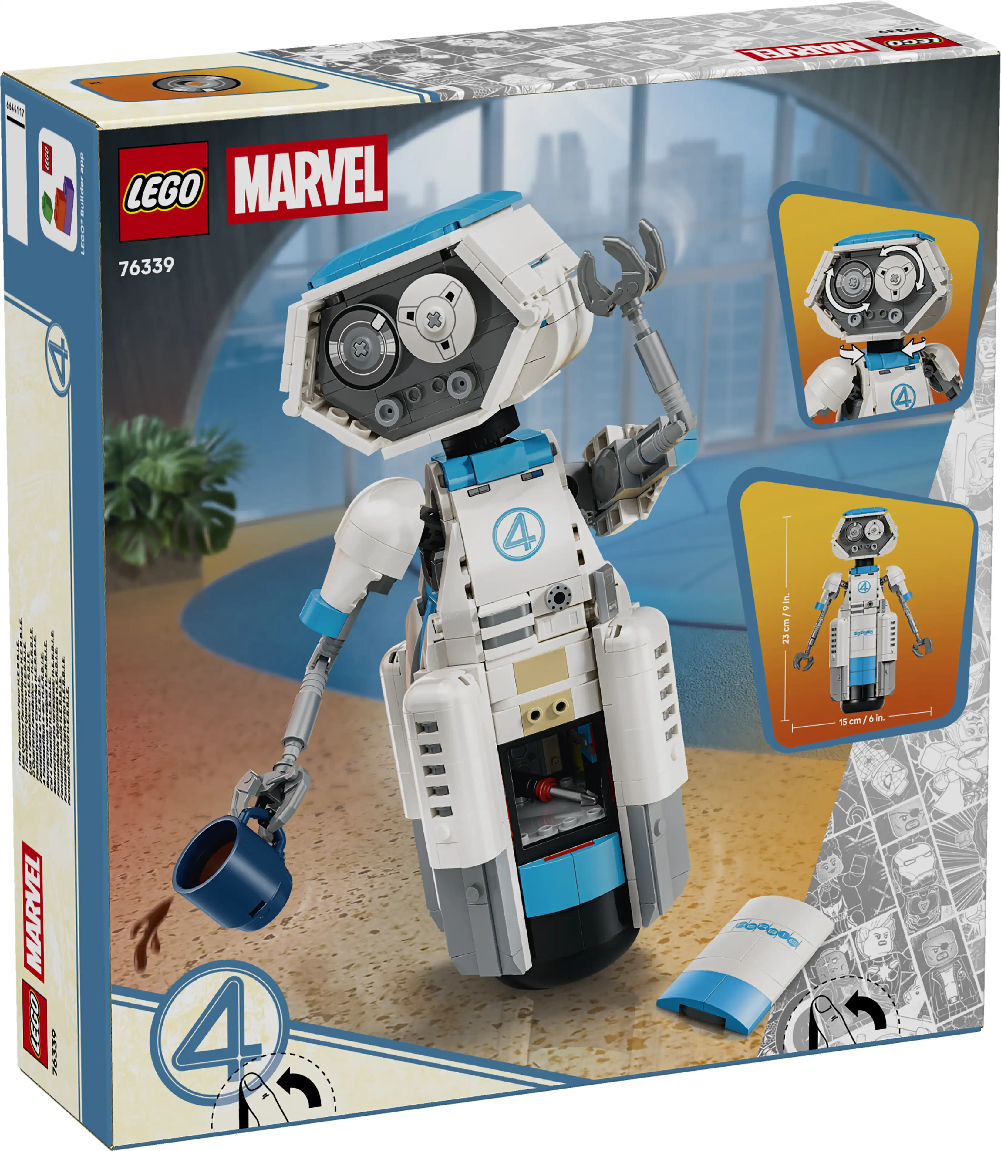 Zdjecie zestawu LEGO 76339 Marvel Fantastyczna Czwórka H.E.R.B.I.E. 2