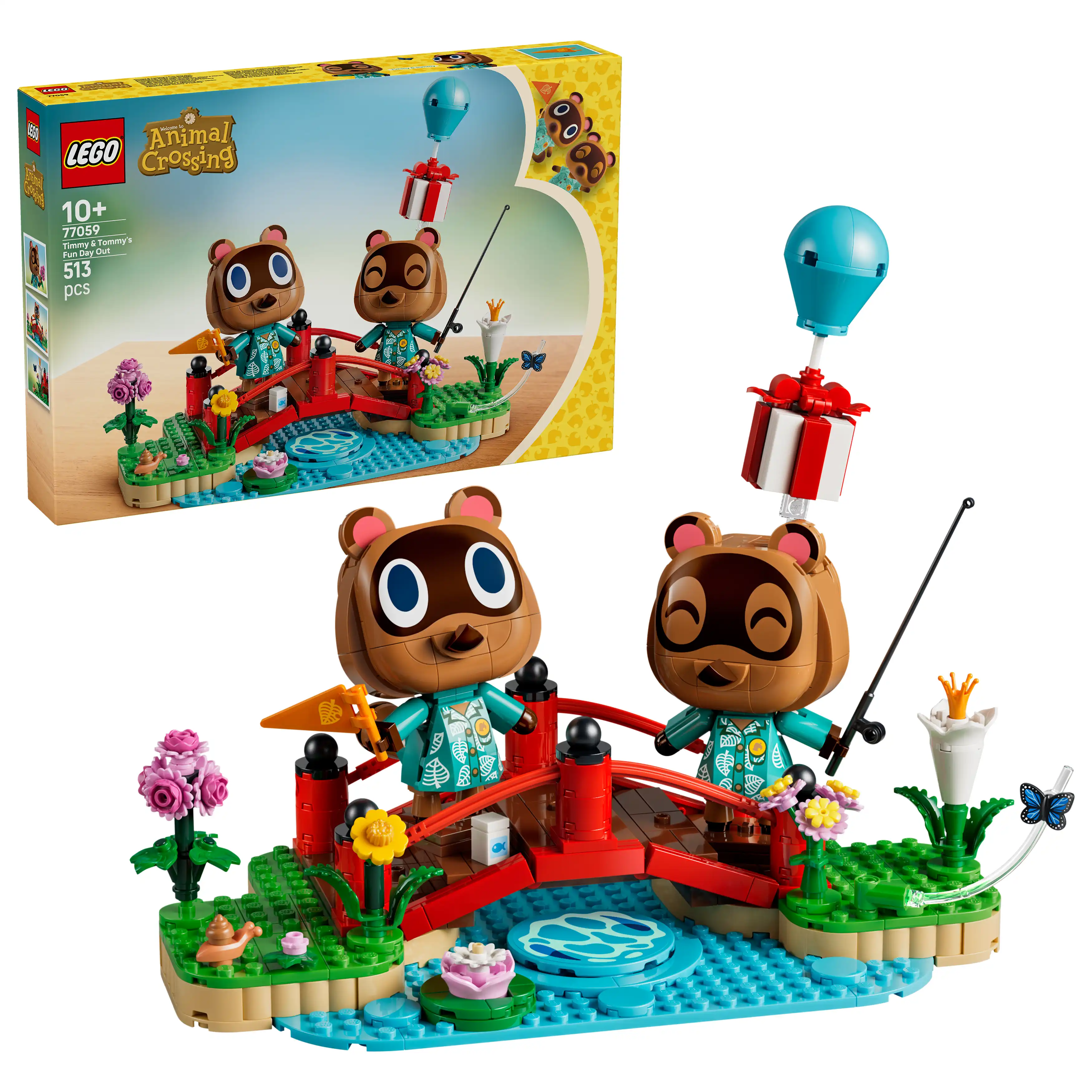 Zdjecie zestawu LEGO 77059 Animal Crossing Timmy i Tommy na spacerze 1