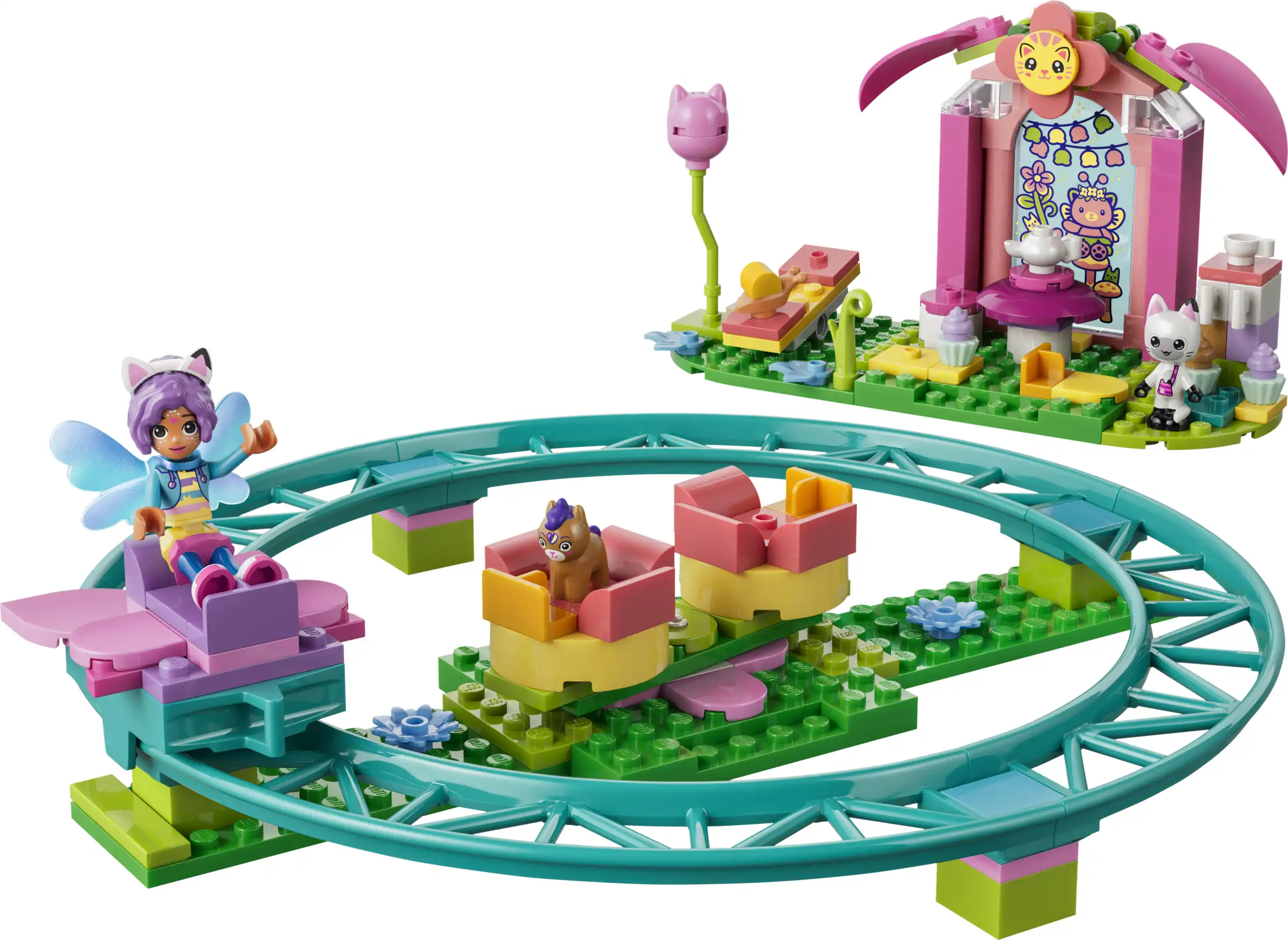 Zdjecie zestawu LEGO 11214 Koci domek Gabi Wróżkowa kolejka górska i podwieczorek 1