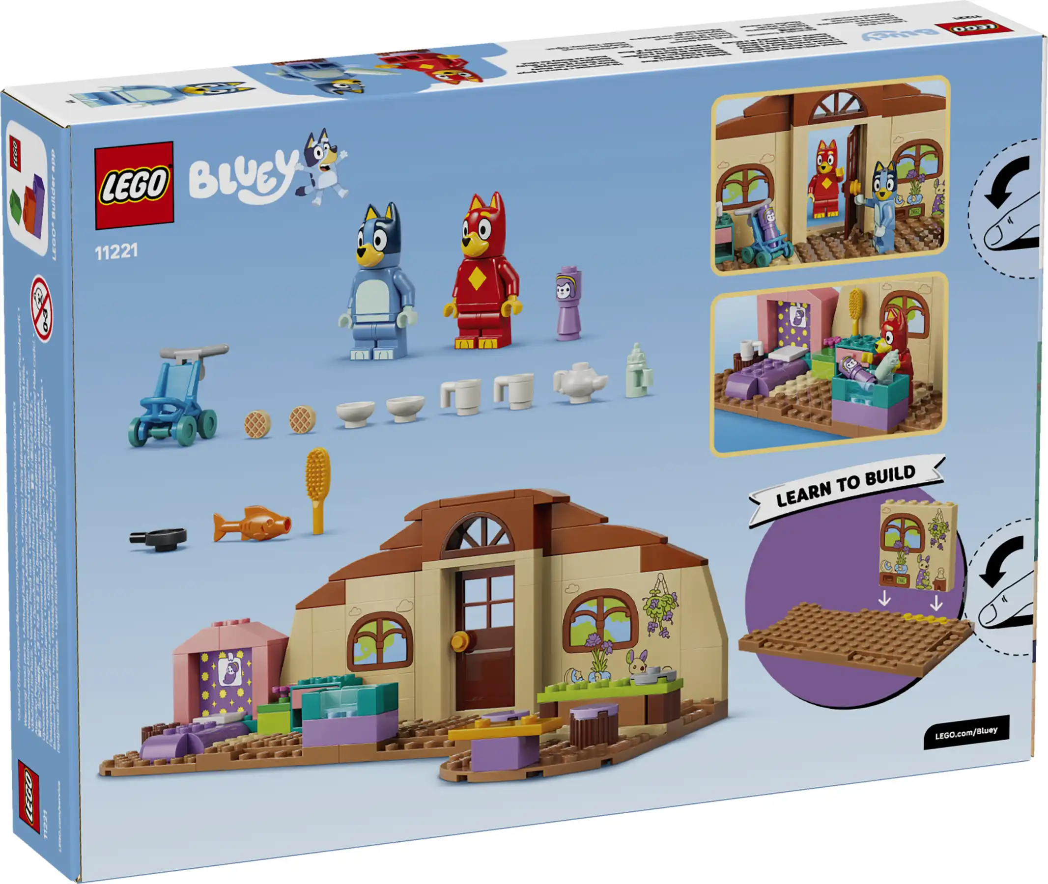 Zdjecie zestawu LEGO 11221 Bluey Szkoła z Ryżykiem i Blue 4