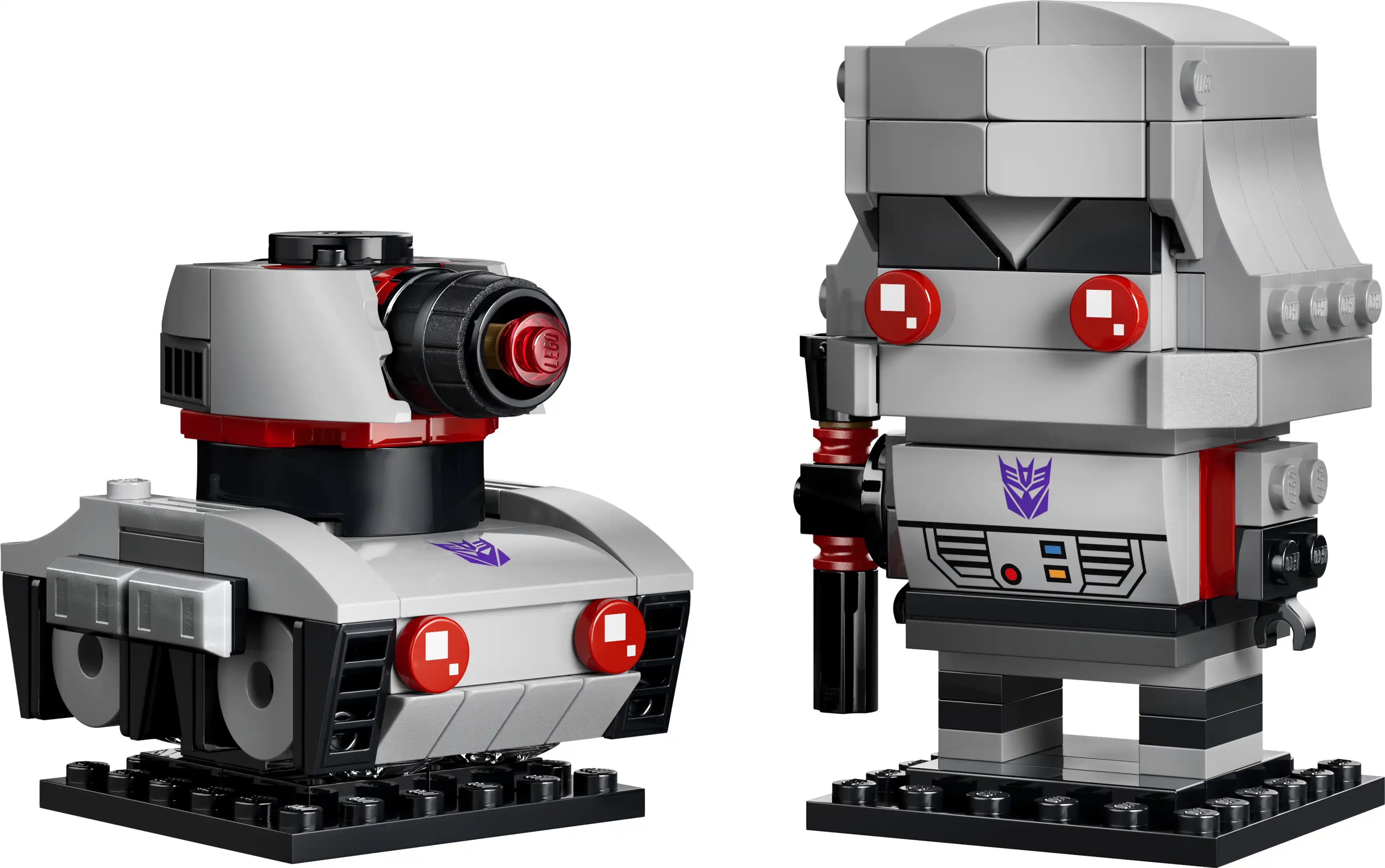 Zdjecie zestawu LEGO 40924 BrickHeadz Megatron jako robot i pojazd 2