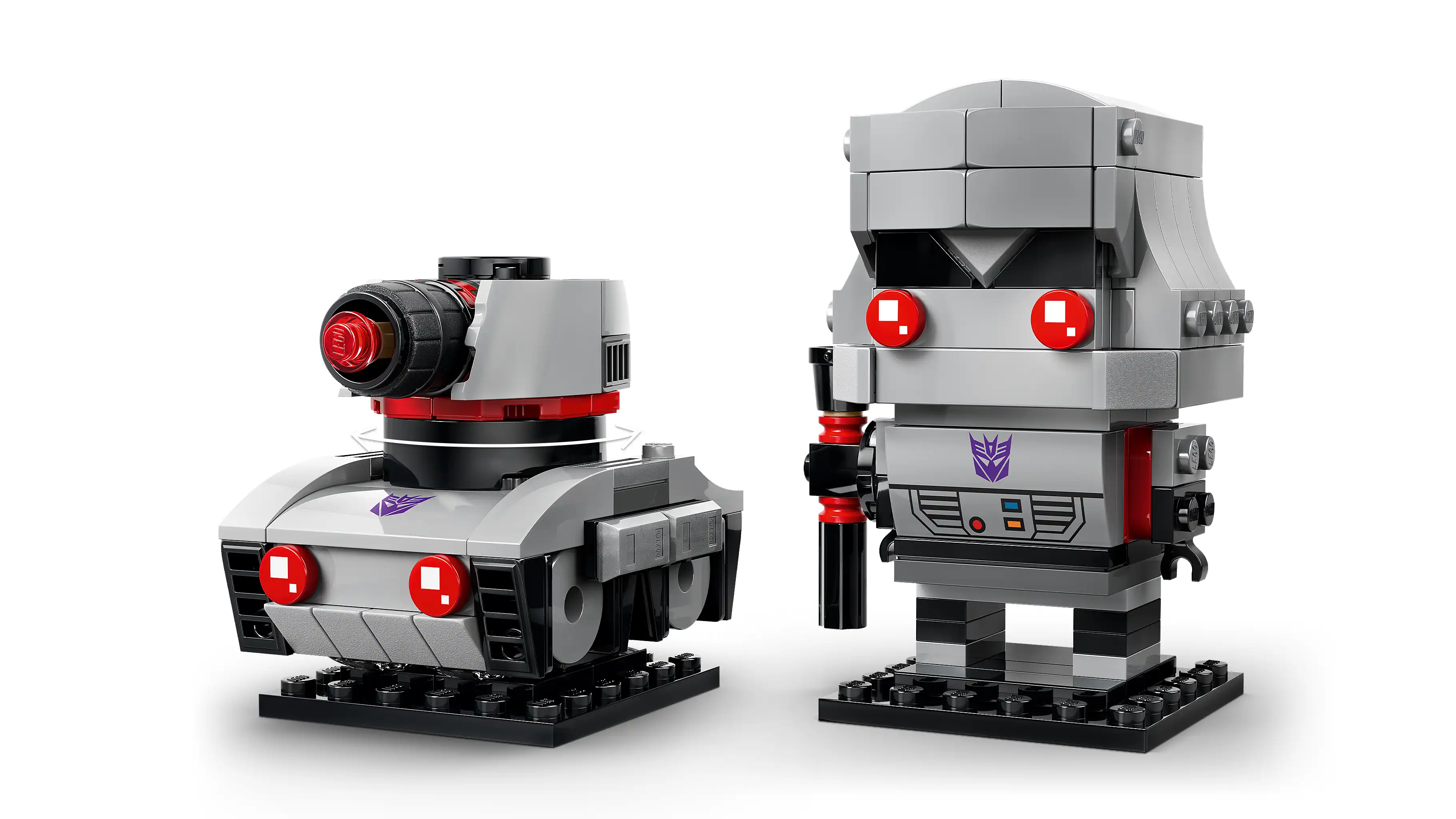 Zdjecie zestawu LEGO 40924 BrickHeadz Megatron jako robot i pojazd 3