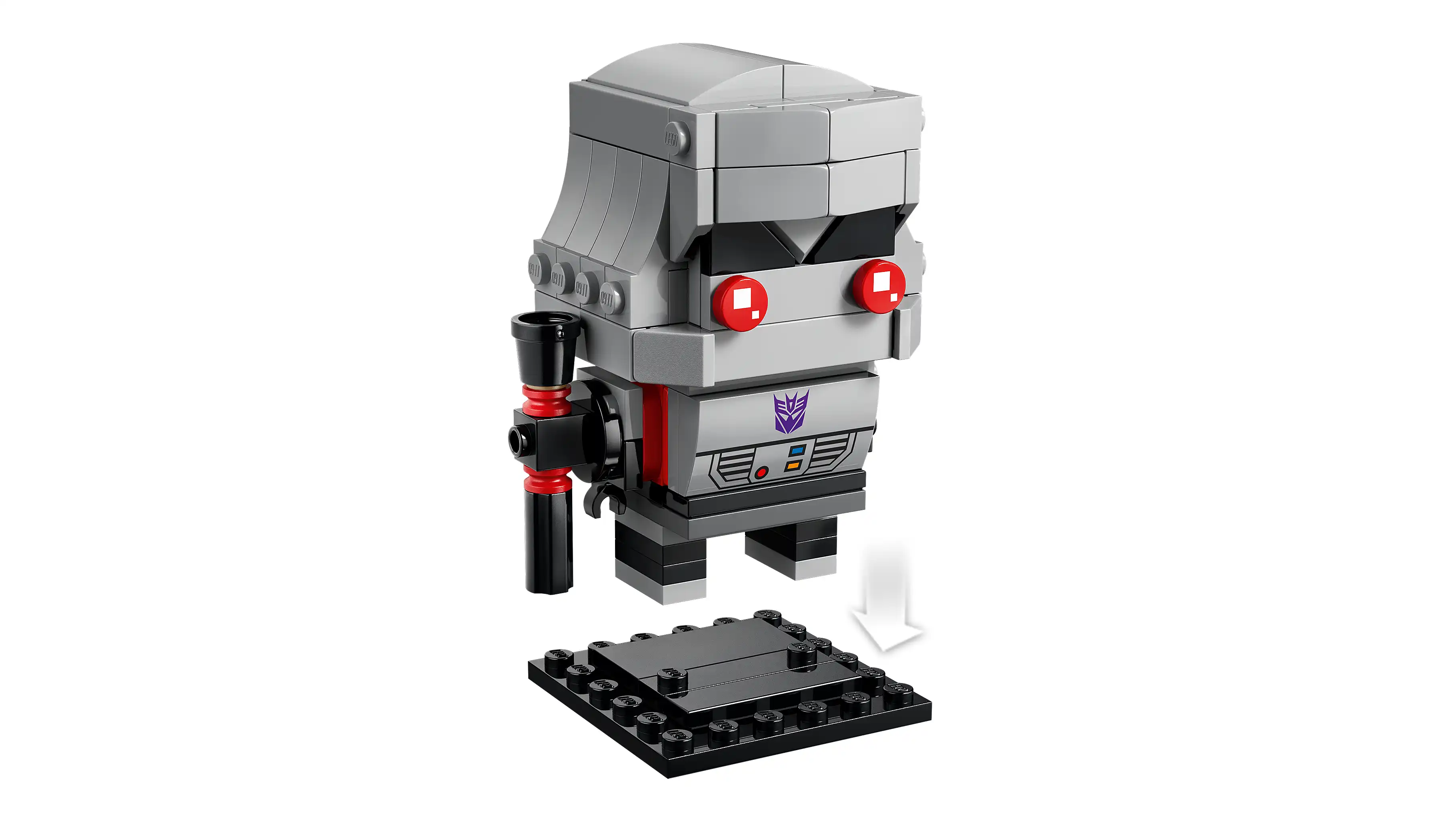 Zdjecie zestawu LEGO 40924 BrickHeadz Megatron jako robot i pojazd 4