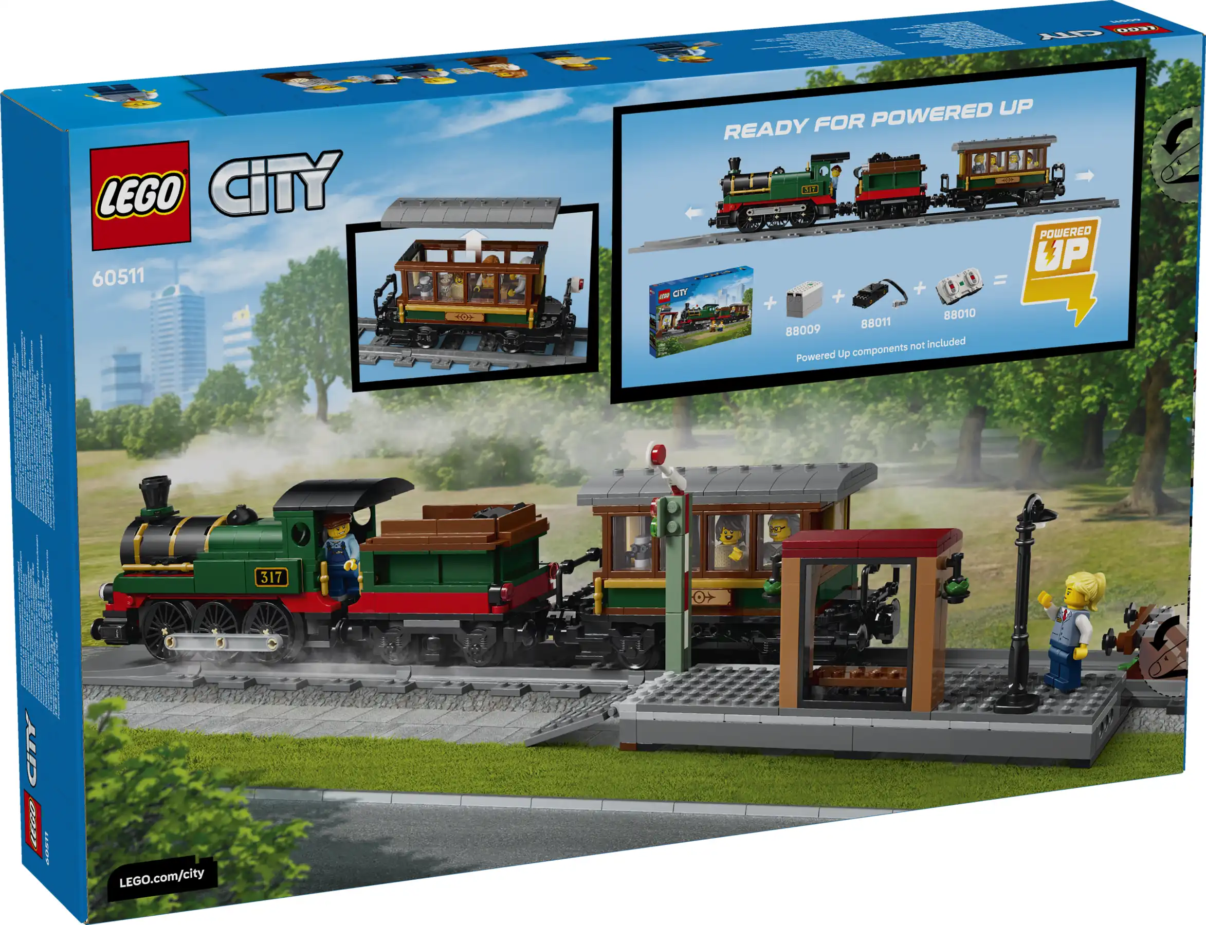 Zdjecie zestawu LEGO 60511 City Retro pociąg z lokomotywą parową 1