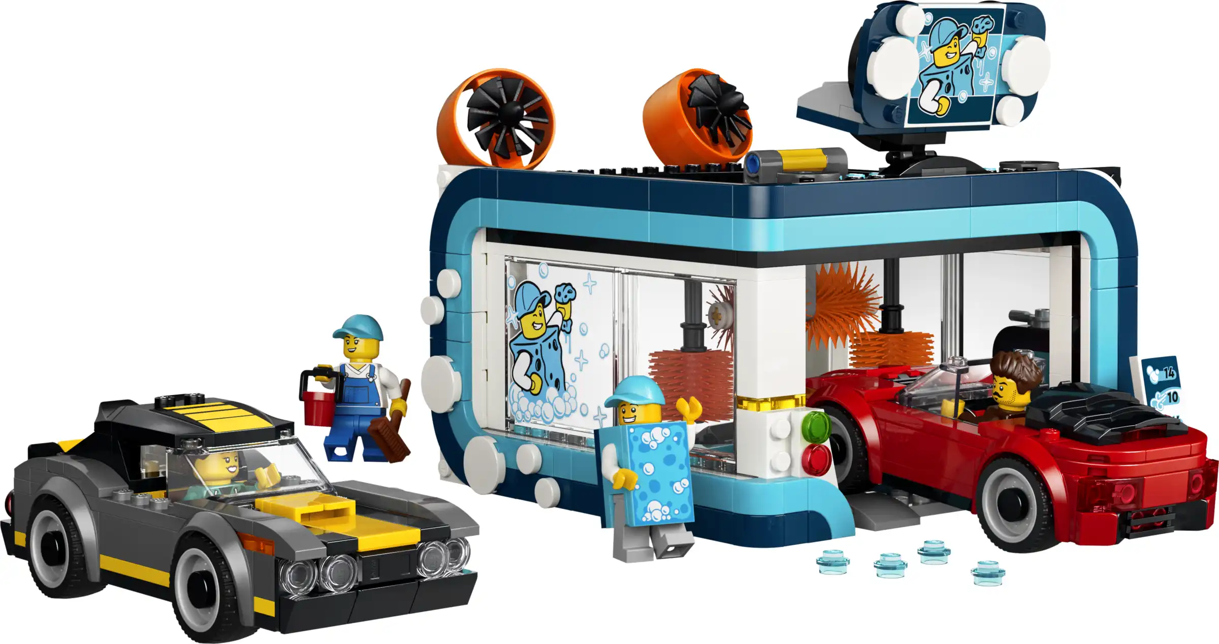 Zdjecie zestawu LEGO 60497 City Automatyczna myjnia samochodowa 3