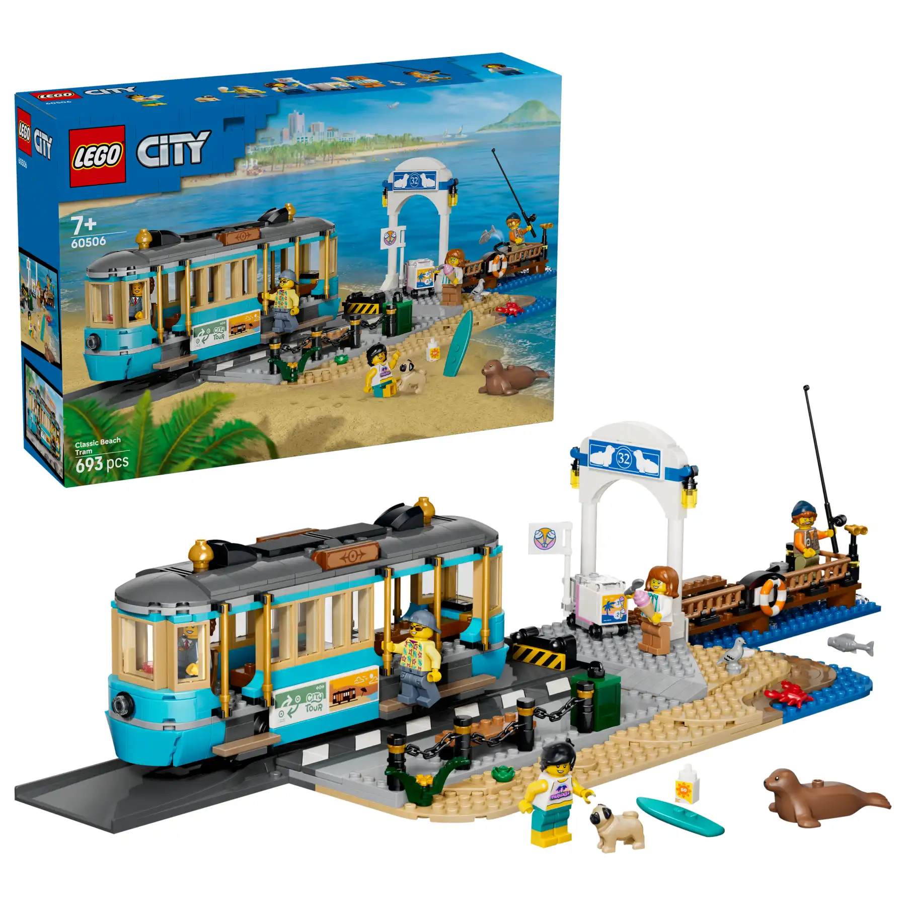 Zdjecie zestawu LEGO 60506 City Tramwaj przy plaży 1