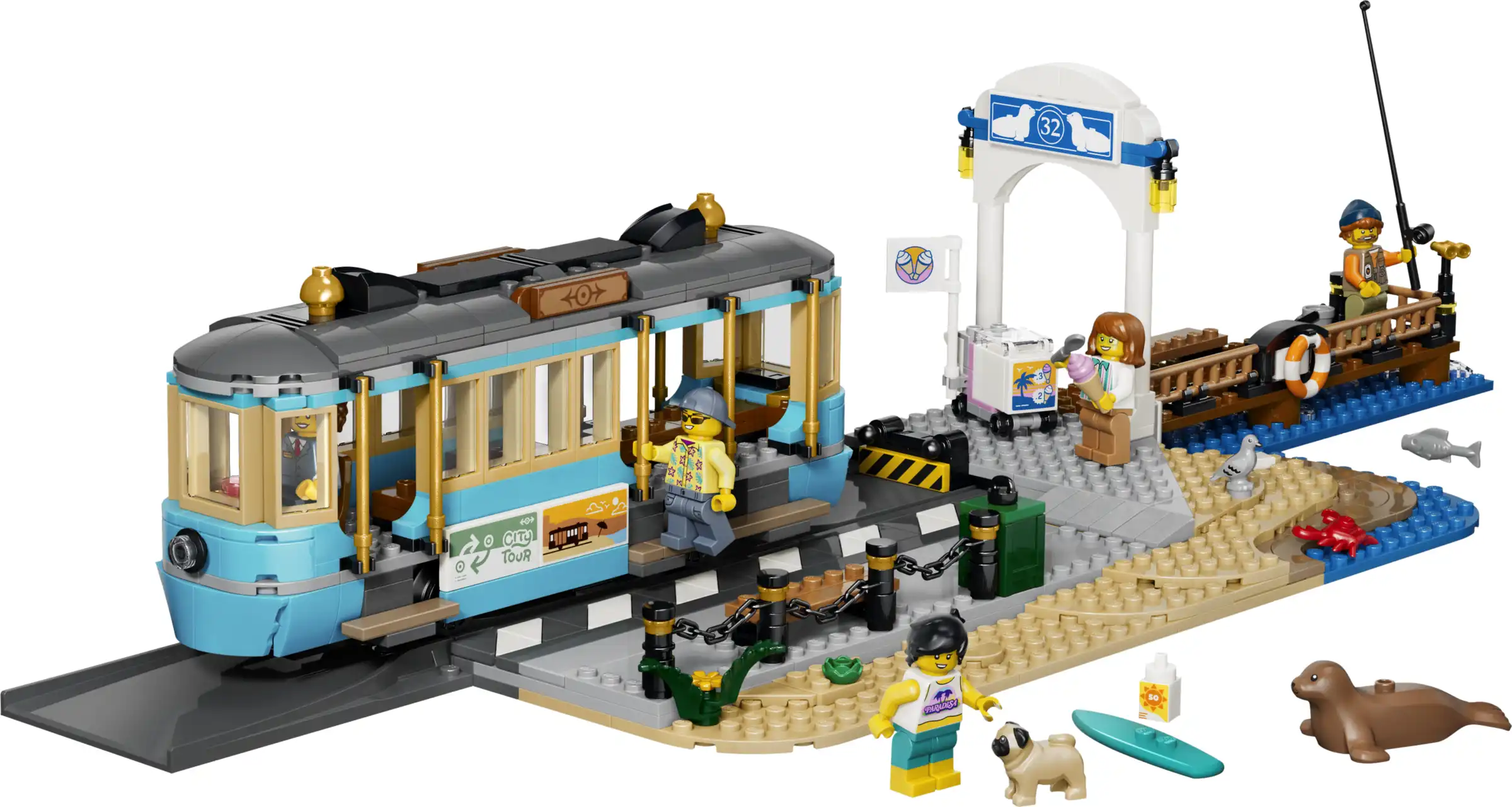 Zdjecie zestawu LEGO 60506 City Tramwaj przy plaży 4