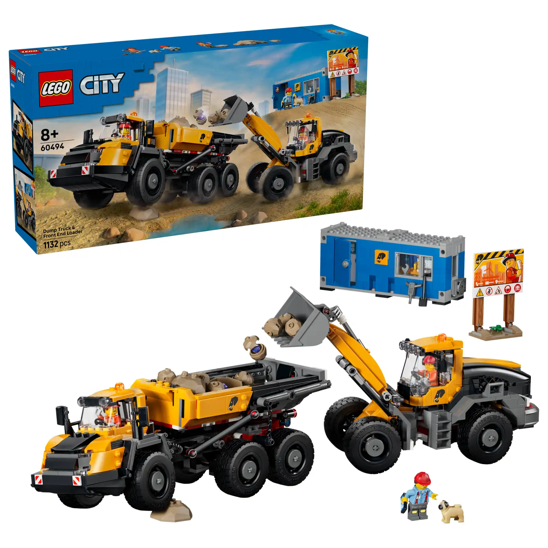 Zdjecie zestawu LEGO 60494 City Wywrotka i ładowarka czołowa 1
