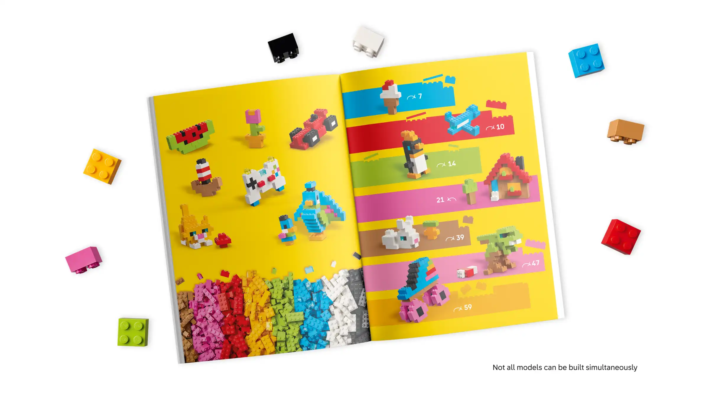 Zdjecie zestawu LEGO 11045 Classic Kreatywne kolorowe klocki 4