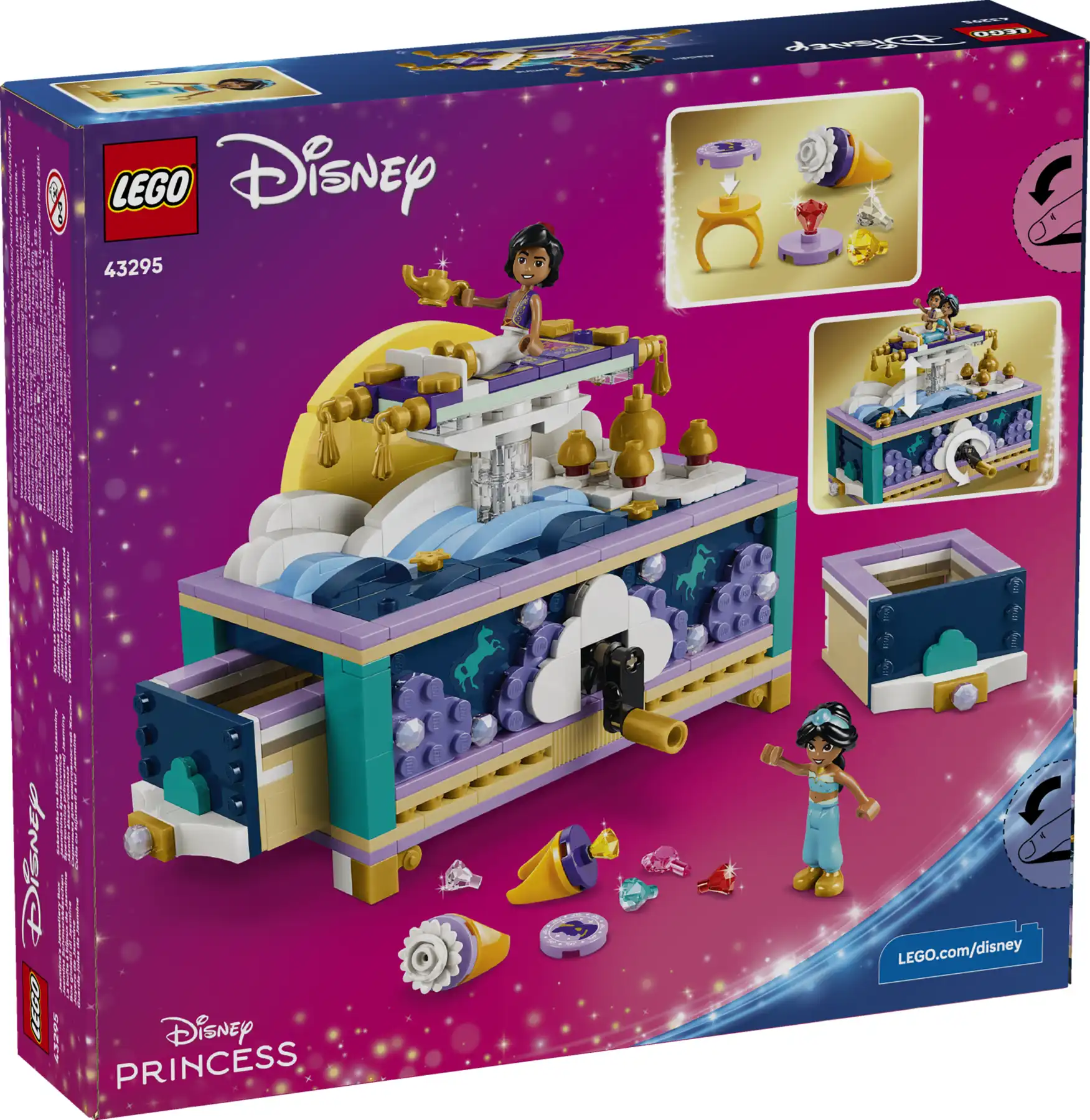 Zdjecie zestawu LEGO 43295 Disney Szkatułka na biżuterię Dżasminy 4