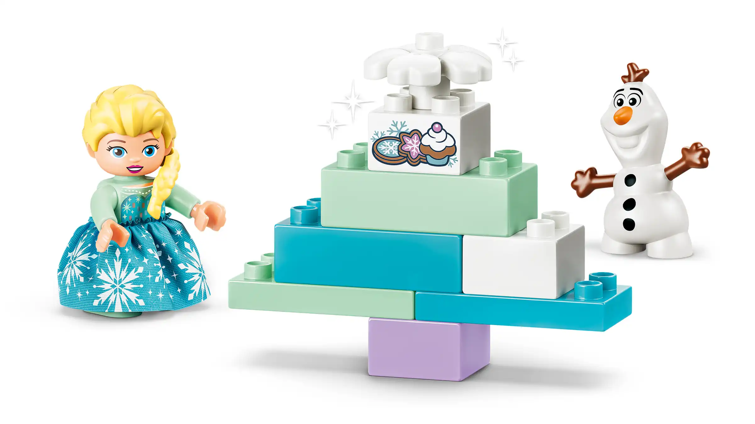 Zdjecie zestawu LEGO 10462 DUPLO Kraina Lodu Kreatywne pudełko z Elzą i Olafem 4