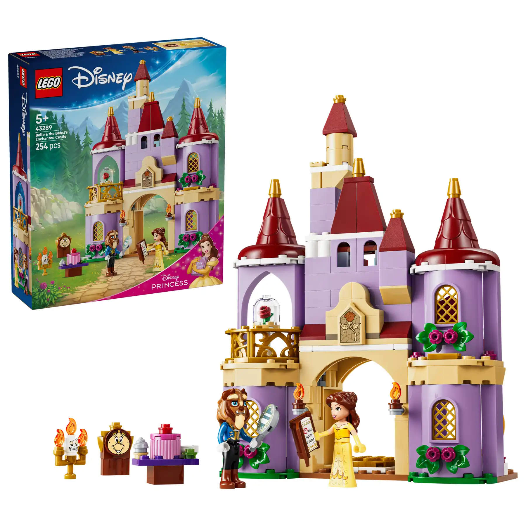 Zdjecie zestawu LEGO 43289 Disney Zaczarowany zamek Pięknej i Bestii 1