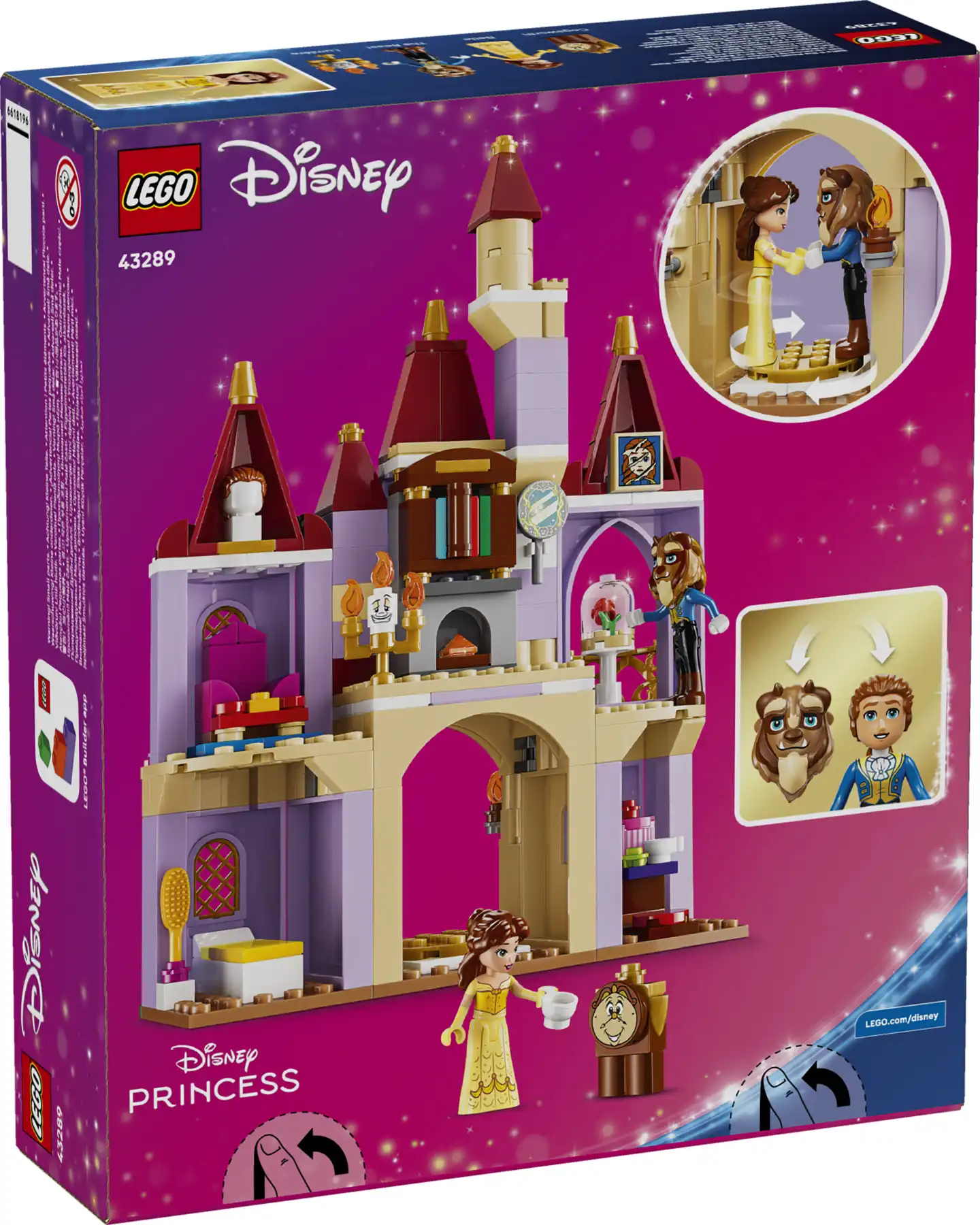 Zdjecie zestawu LEGO 43289 Disney Zaczarowany zamek Pięknej i Bestii 4