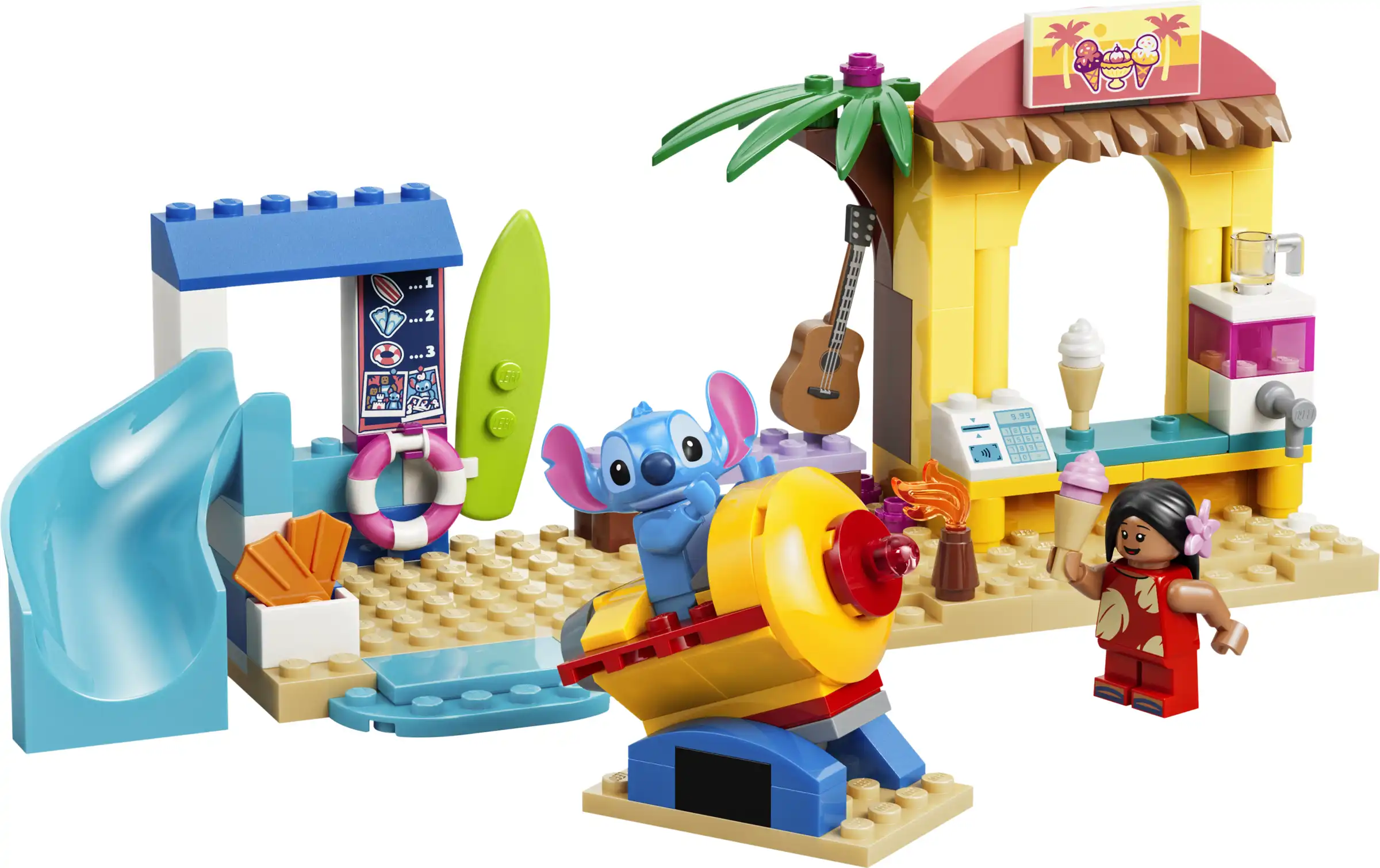 Zdjecie zestawu LEGO 43280 Disney Zabawa na plaży z Lilo i Stitchem 4