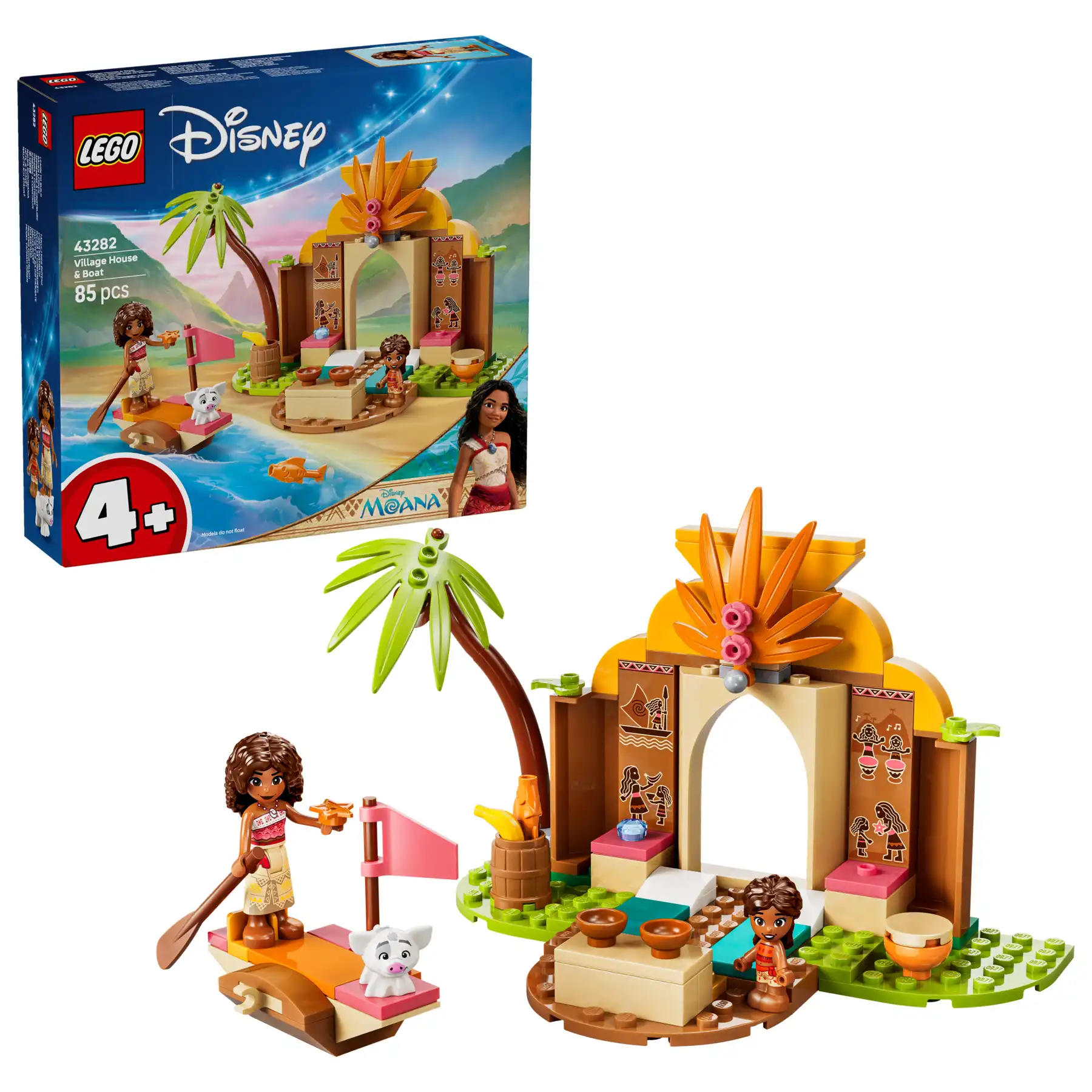 Zdjecie zestawu LEGO 43282 Disney Wiejska chatka i łódź 1