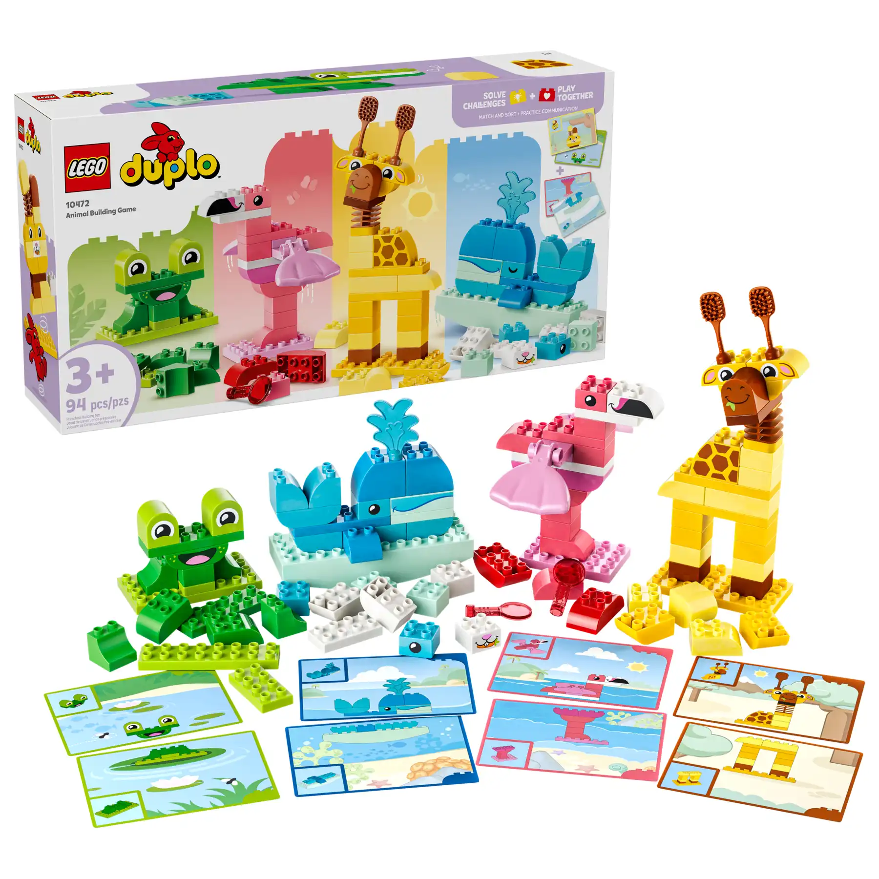 Zdjecie zestawu LEGO 10472 DUPLO Gra w budowanie zwierzątek 1