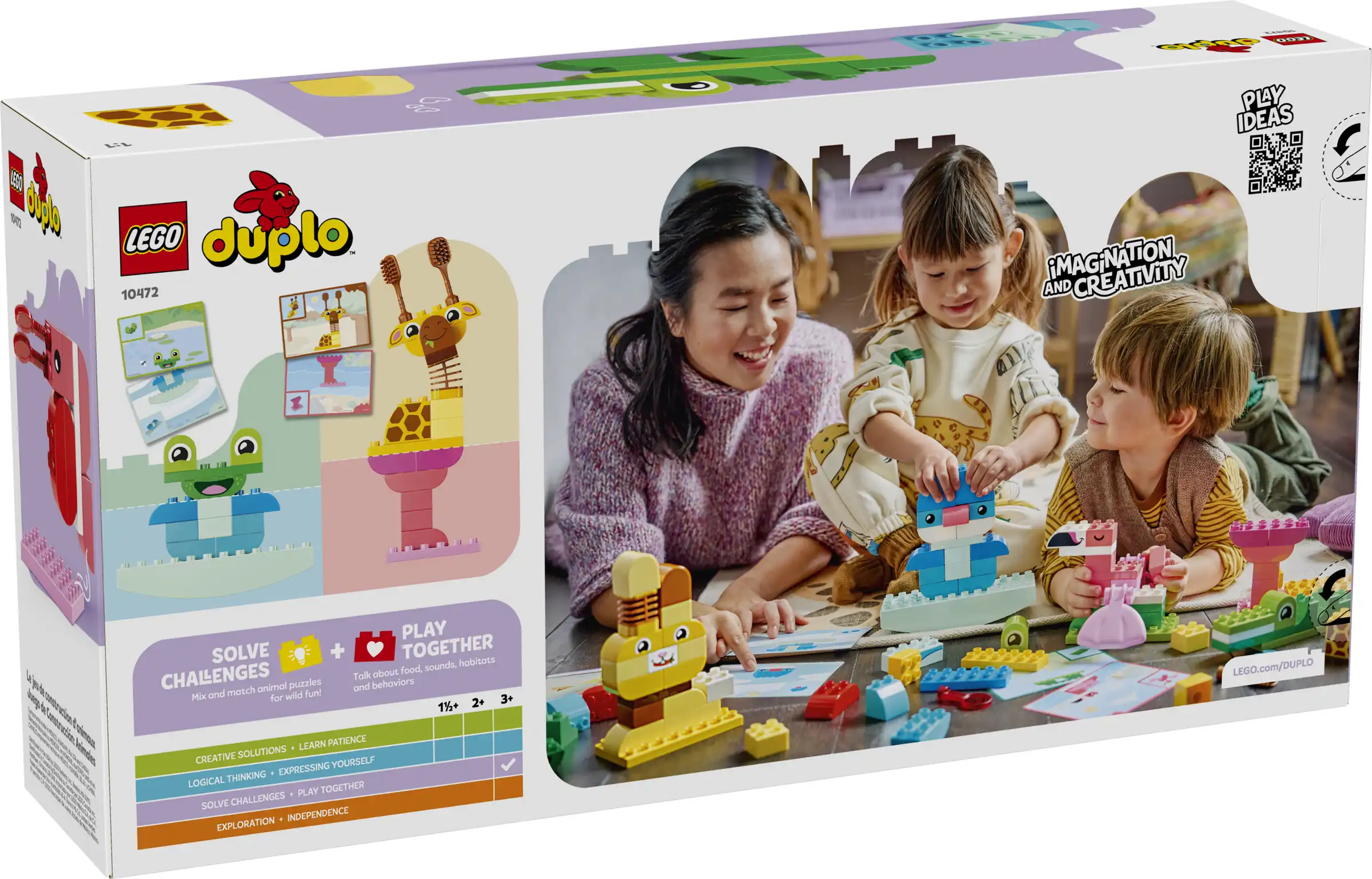 Zdjecie zestawu LEGO 10472 DUPLO Gra w budowanie zwierzątek 2