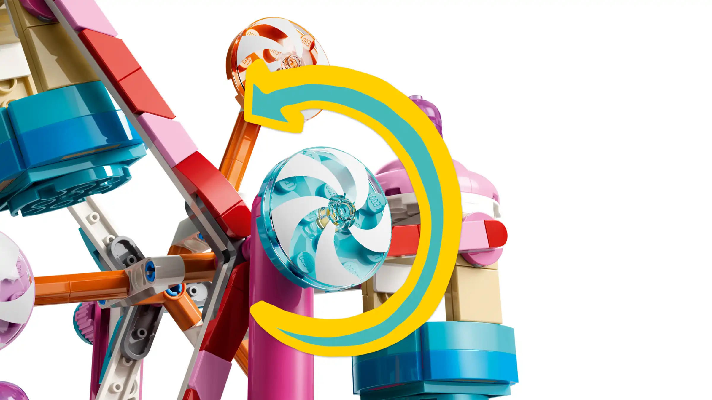 Zdjecie zestawu LEGO 42700 Friends Cukierkowo-babeczkowy diabelski młyn 1