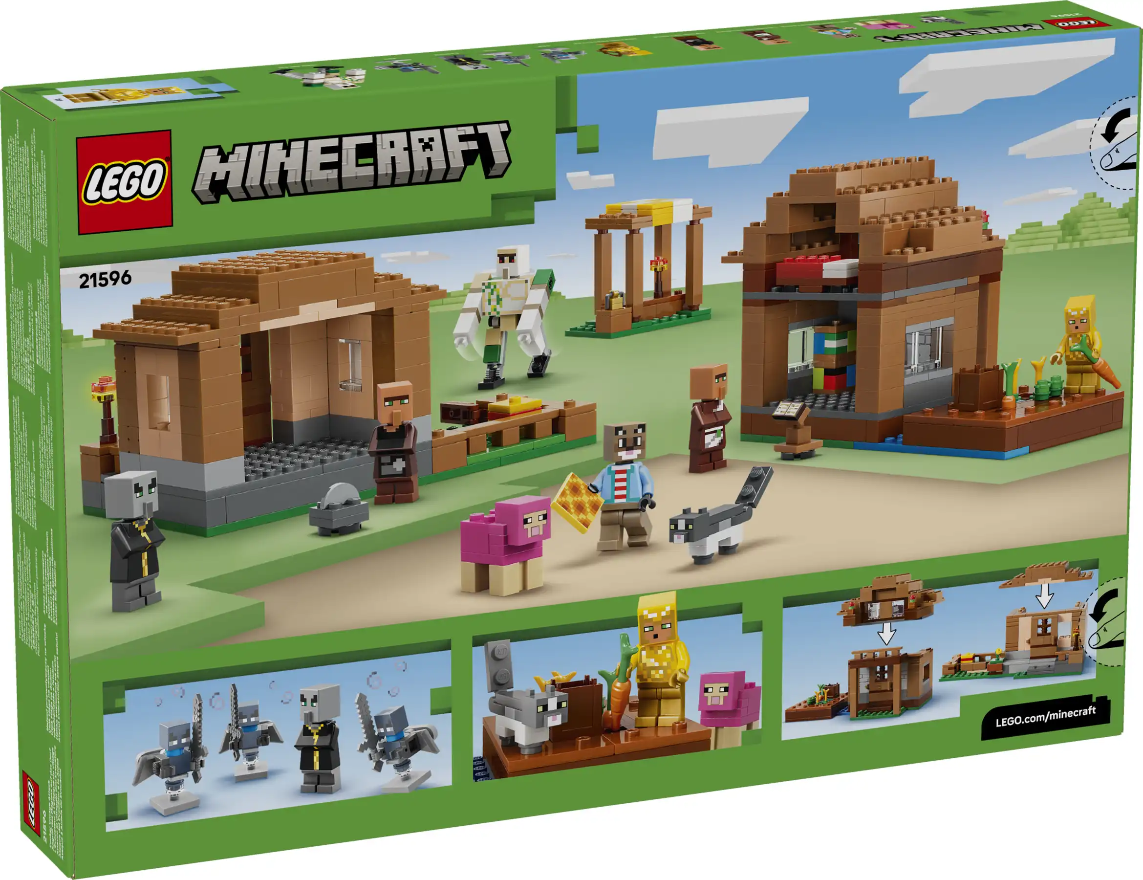 Zdjecie zestawu LEGO 21596 Minecraft Najazd przywoływaczy na wioskę 3
