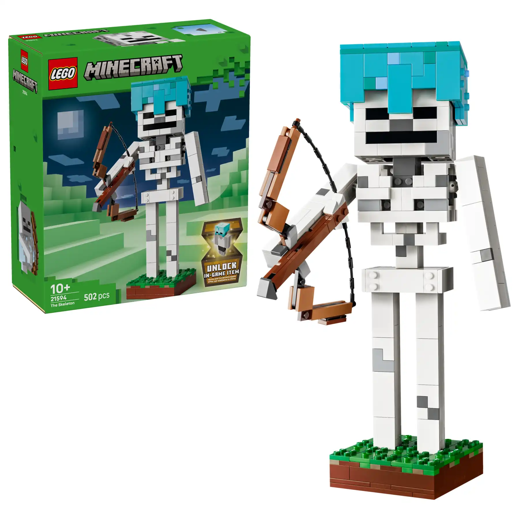 Zdjecie zestawu LEGO 21594 Minecraft Szkielet 1