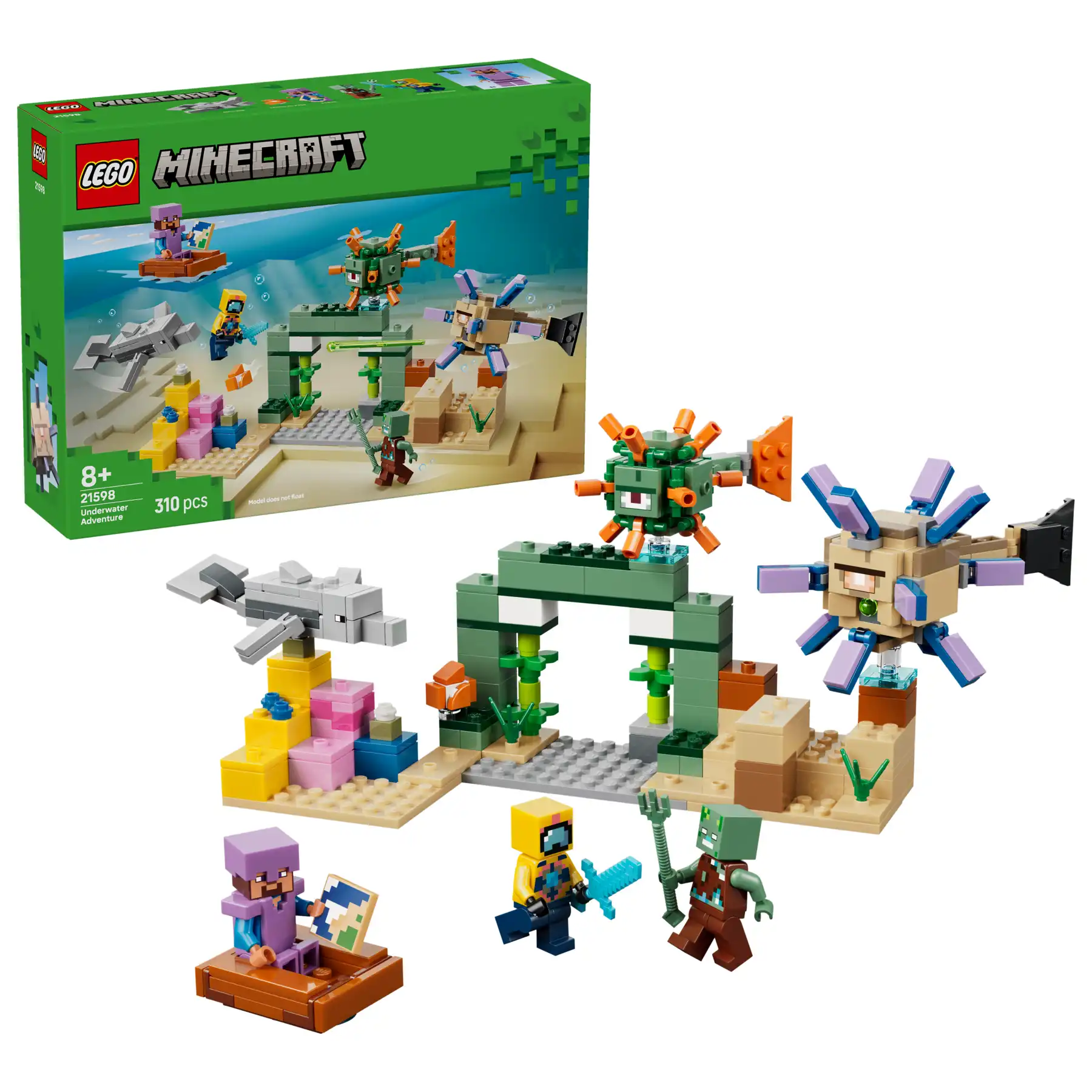 Zdjecie zestawu LEGO 21598 Minecraft Podwodna przygoda 1
