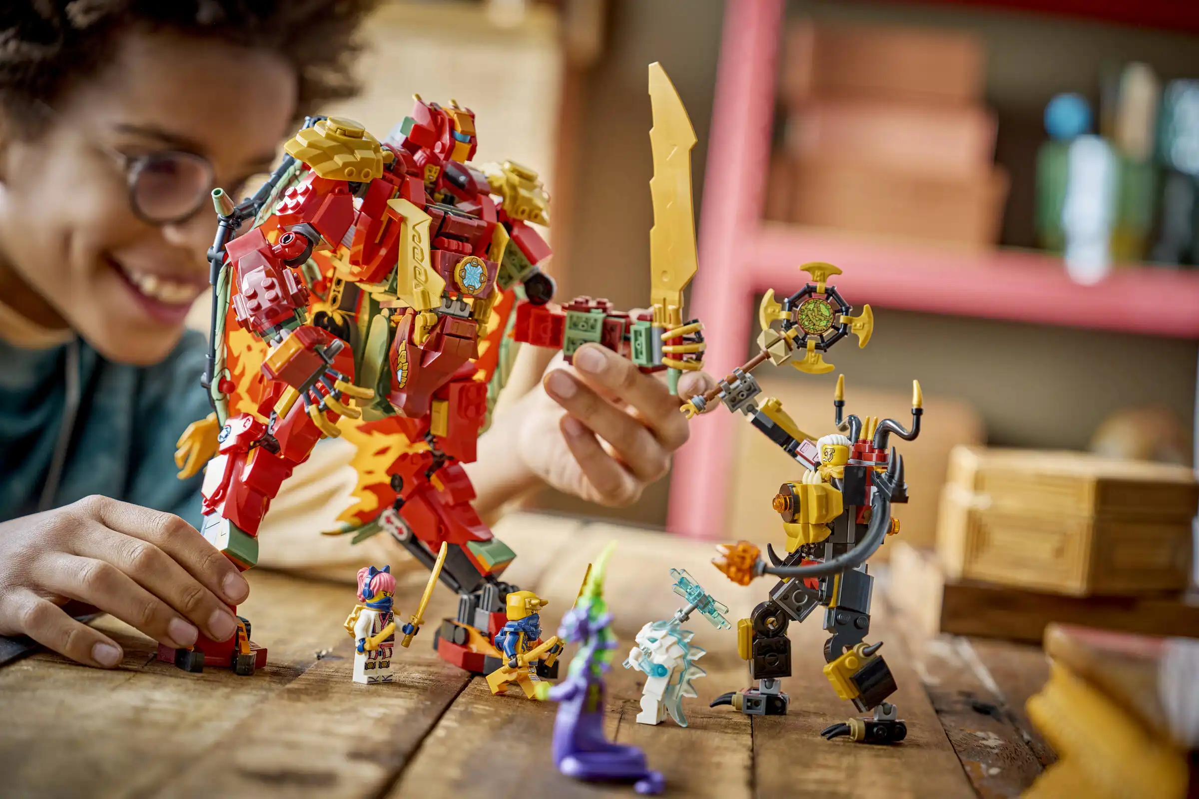 Zdjecie zestawu LEGO 71868 NINJAGO Transformujący smoczy mech Wyldfyre 4