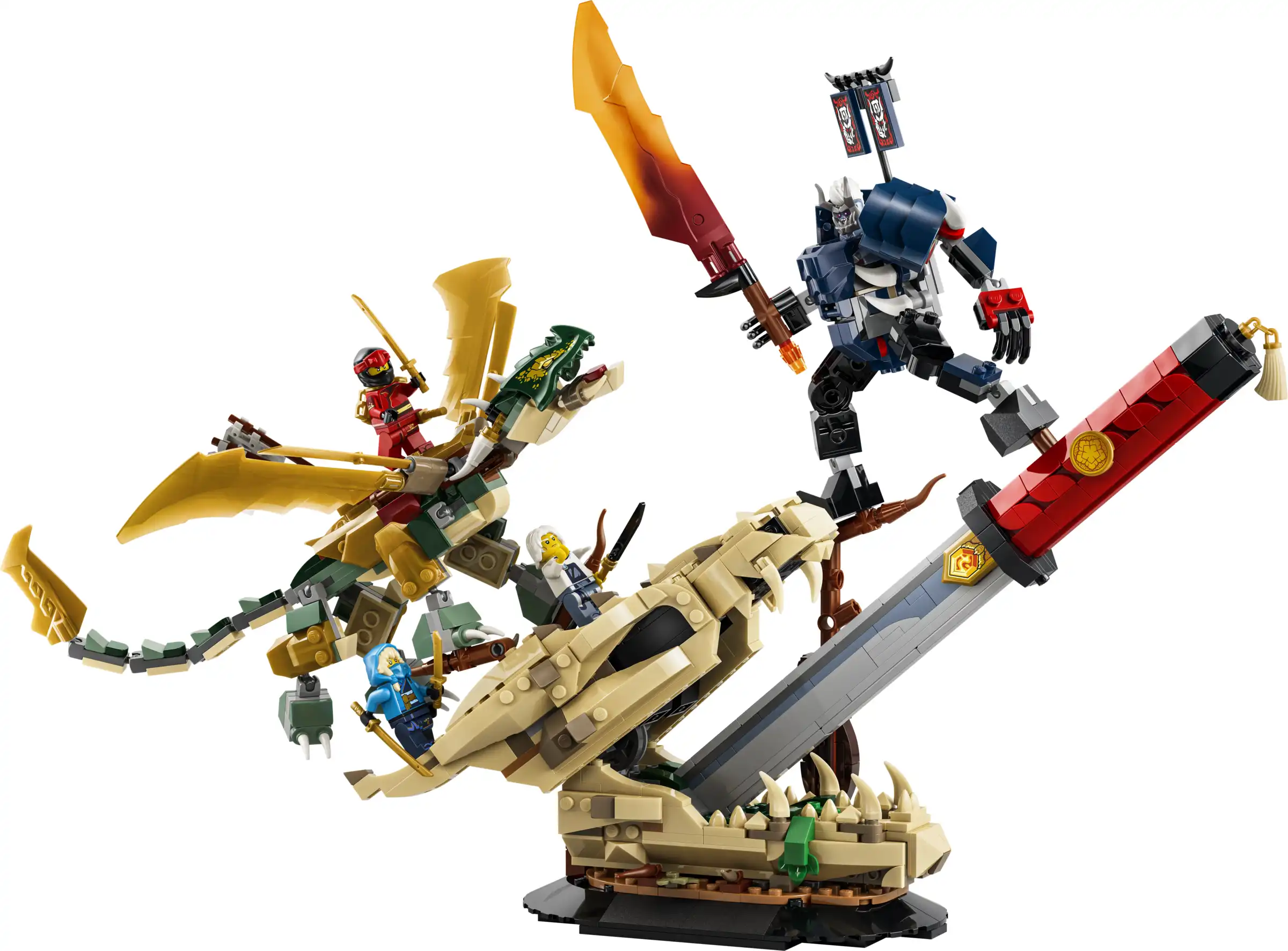 Zdjecie zestawu LEGO 71871 NINJAGO Bitwa o Smocze Ostrze 2