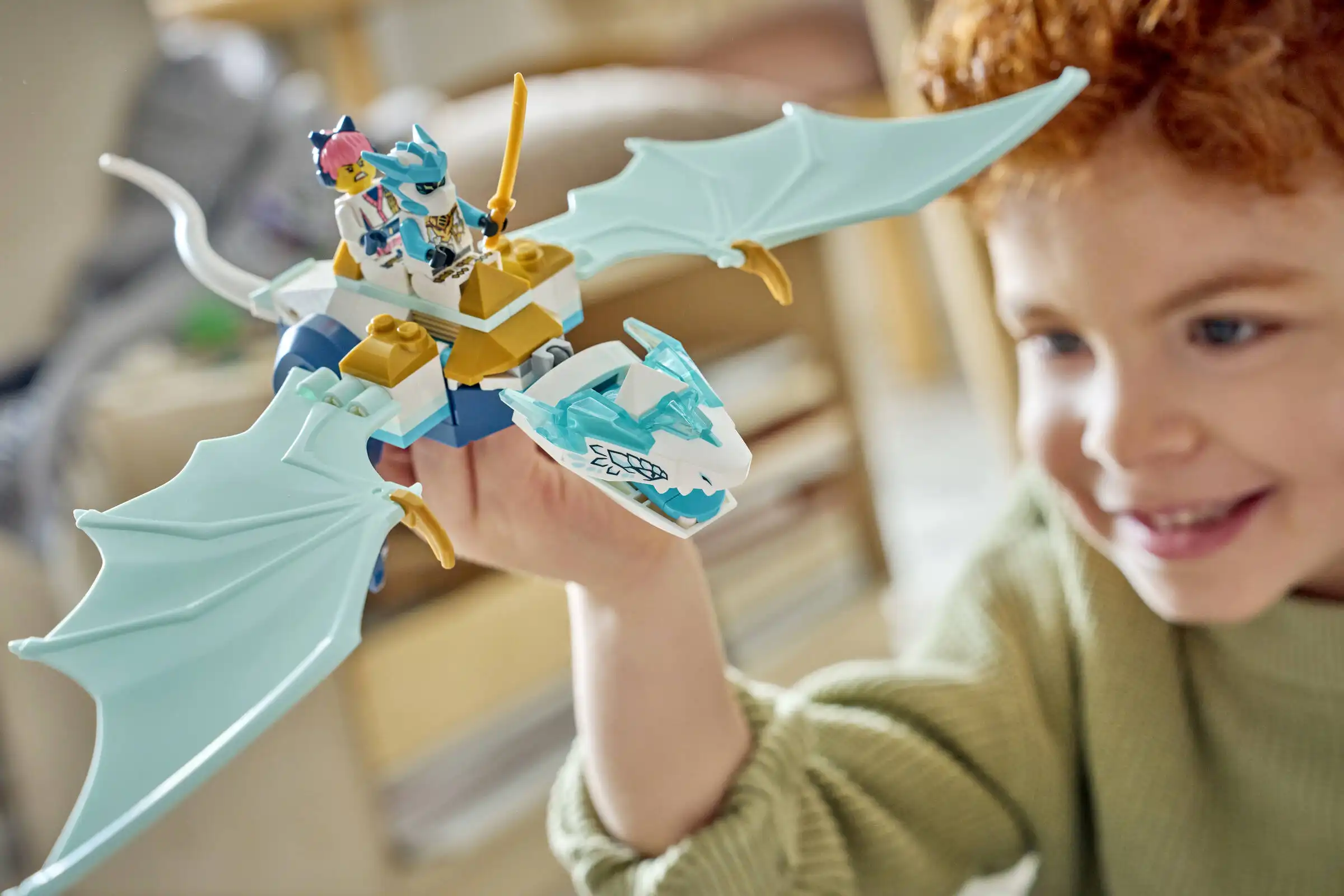 Zdjecie zestawu LEGO 71865 NINJAGO Bitwa lodowego smoka Zane’a 1
