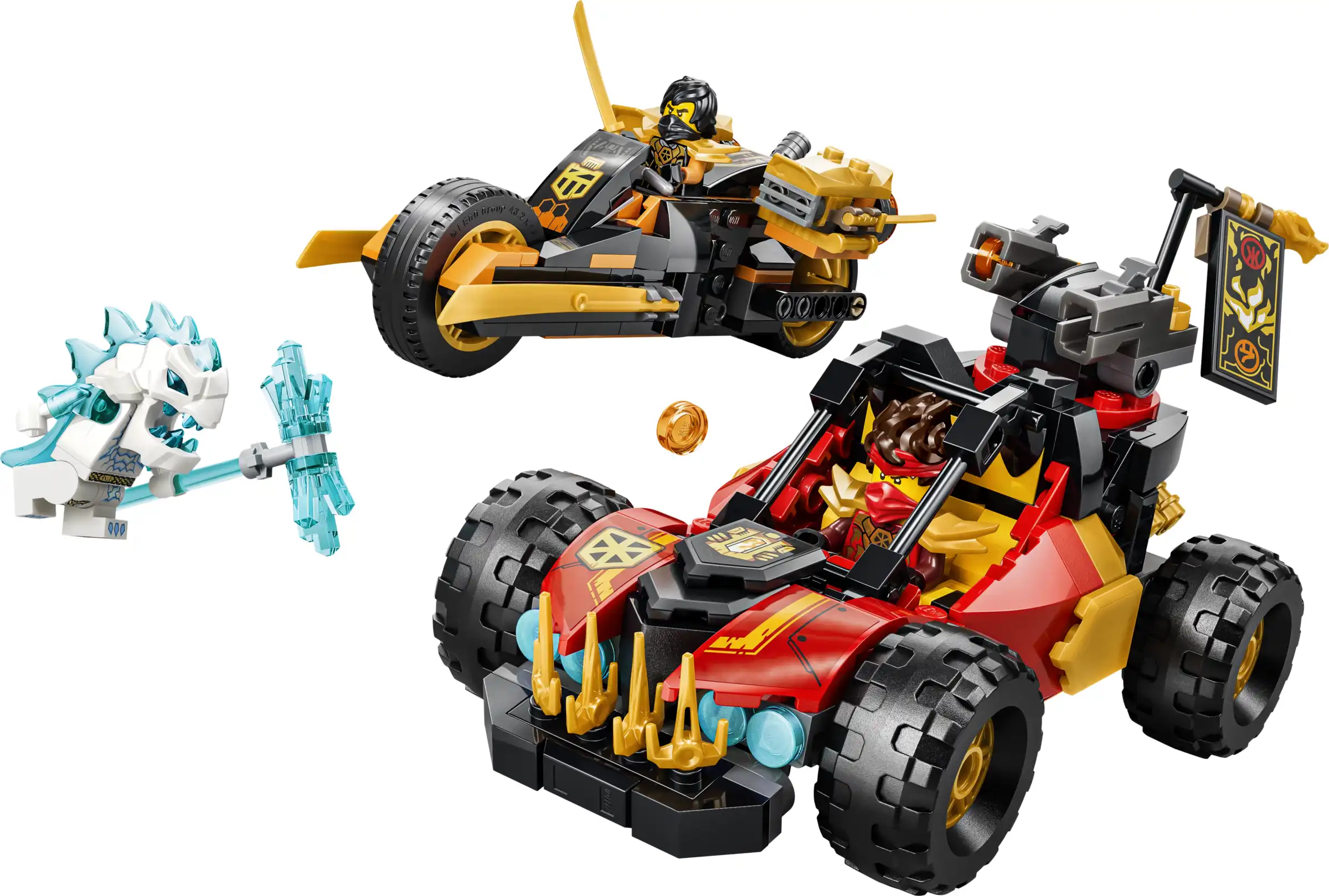 Zdjecie zestawu LEGO 71864 NINJAGO Wielofunkcyjne pojazdy Kaia i Cole’a 3