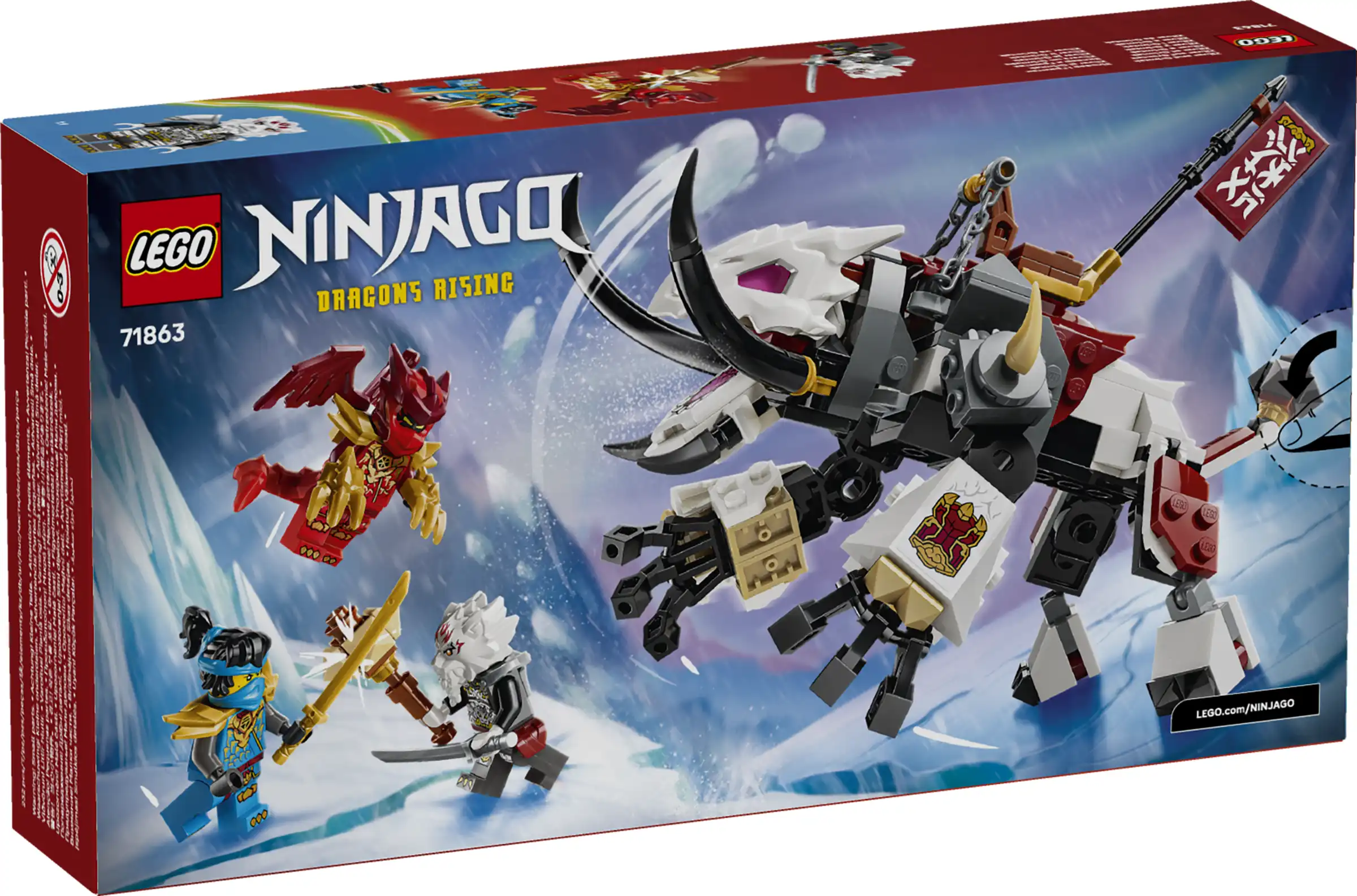 Zdjecie zestawu LEGO 71863 NINJAGO Zilvar i smocza bestia Grimtak 2