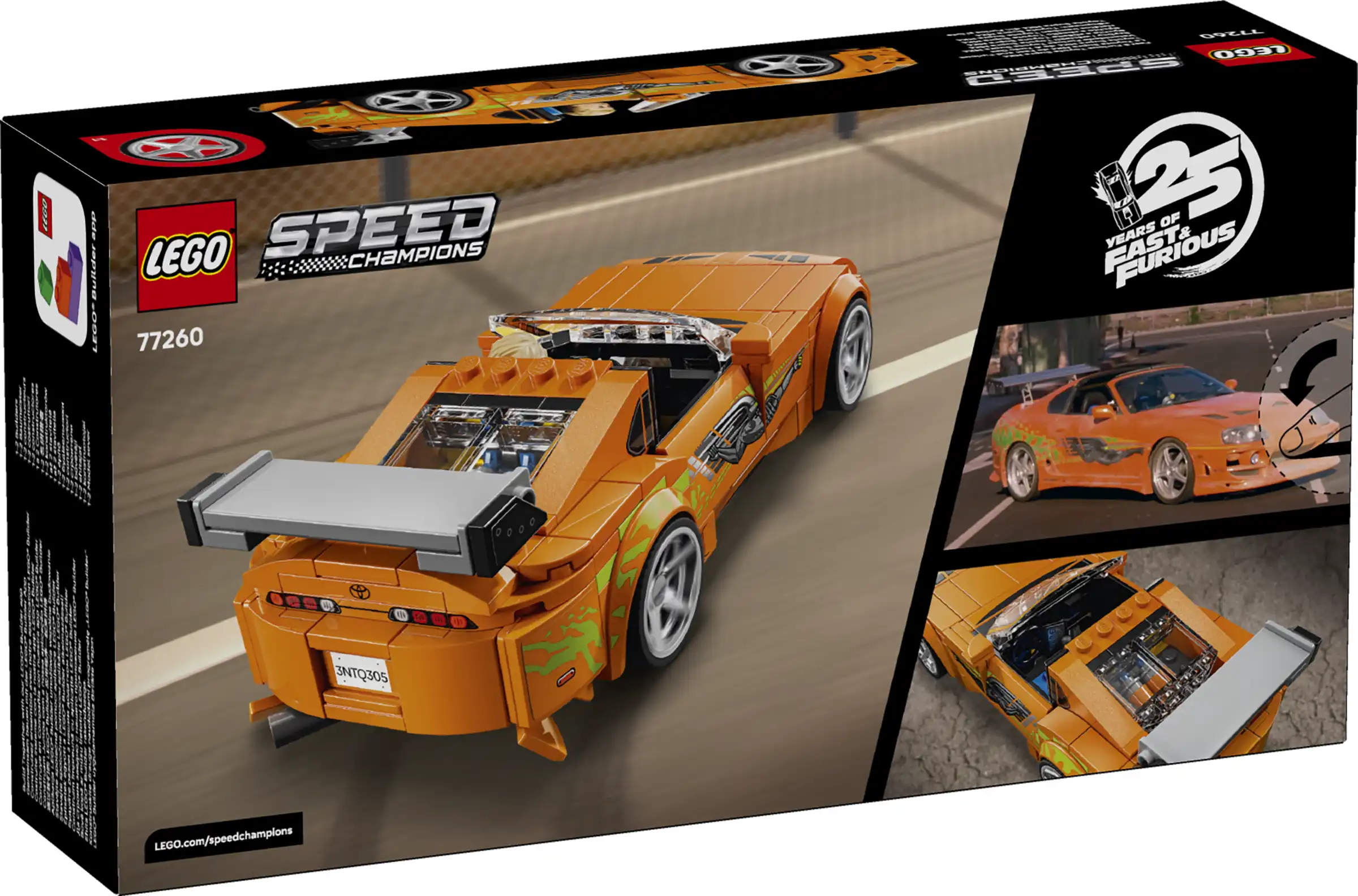 Zdjecie zestawu LEGO 77260 Speed Champions Szybcy i wściekli Toyota Supra MK4 3