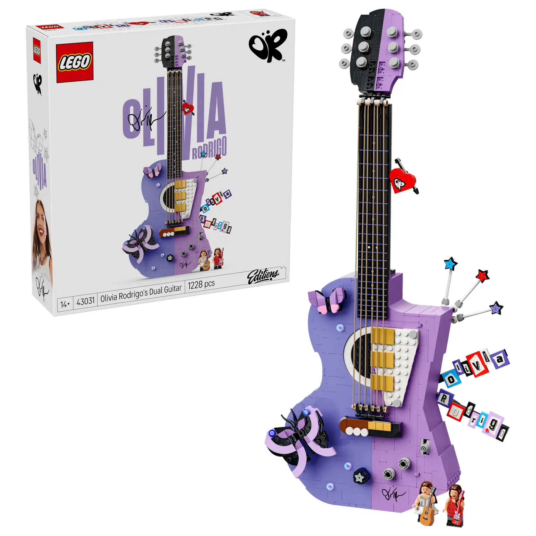 Zdjecie zestawu LEGO 43031 Editions Podwójna gitara Olivii Rodrigo 1