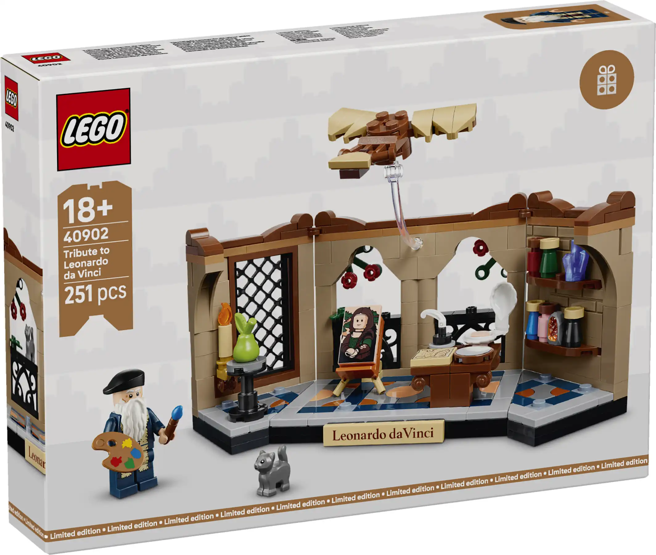 Zdjecie zestawu LEGO 40902  Hołd dla Leonarda da Vinci 1