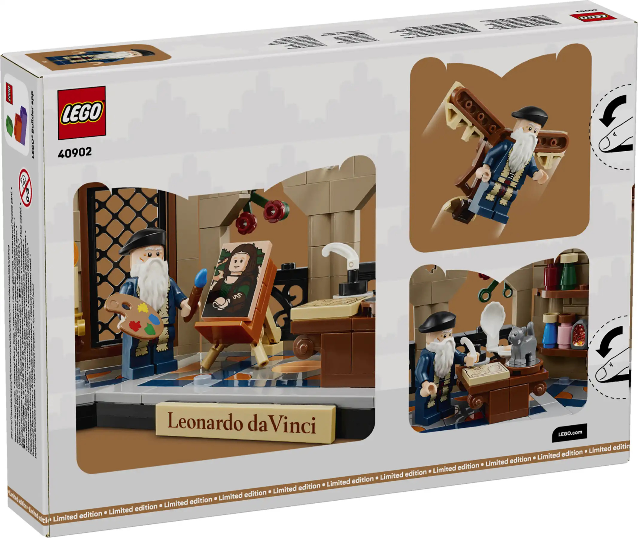 Zdjecie zestawu LEGO 40902  Hołd dla Leonarda da Vinci 3