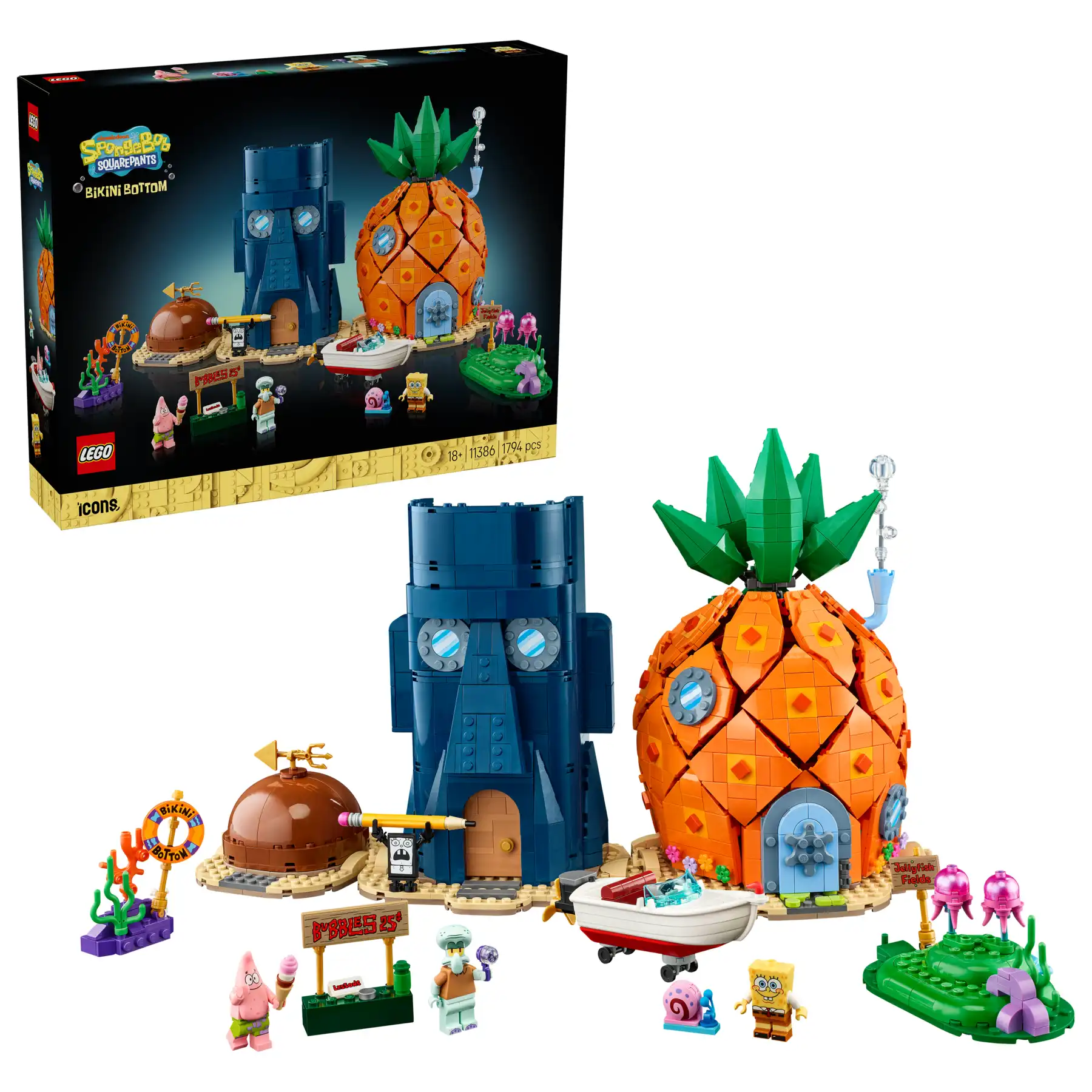 Zdjecie zestawu LEGO 11386 Icons SpongeBob Kanciastoporty: Bikini Dolne 1