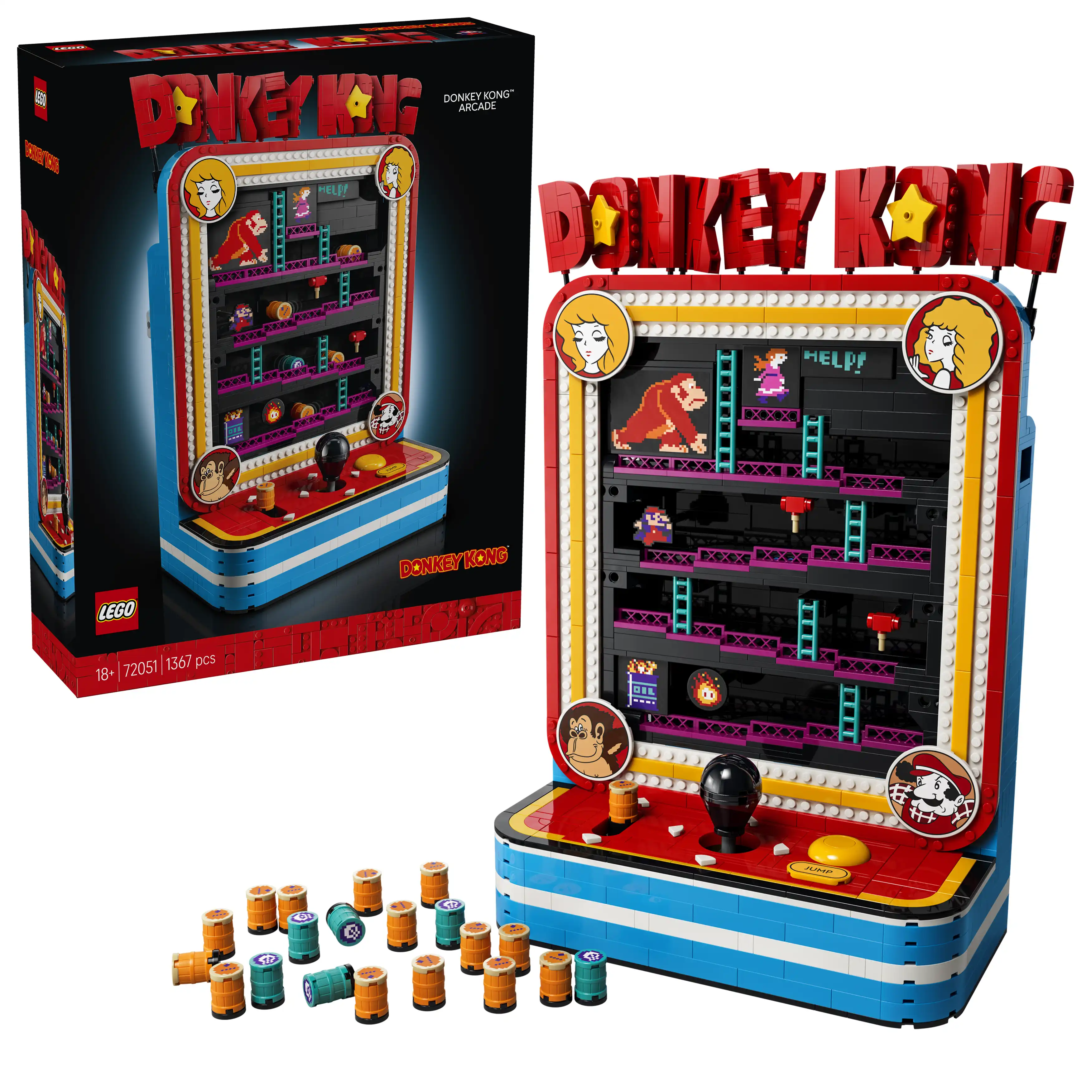 Zdjecie zestawu LEGO 72051 Super Mario Automat do gry Donkey Kong™ 1